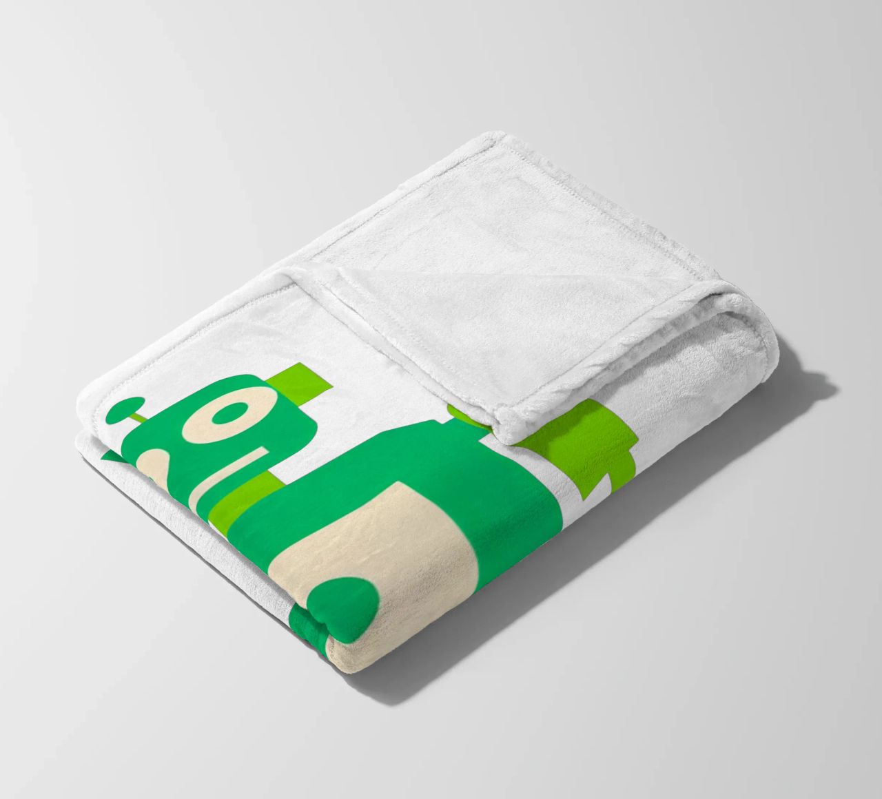 Ptit robot 4 coperta in pile da Rezh creations