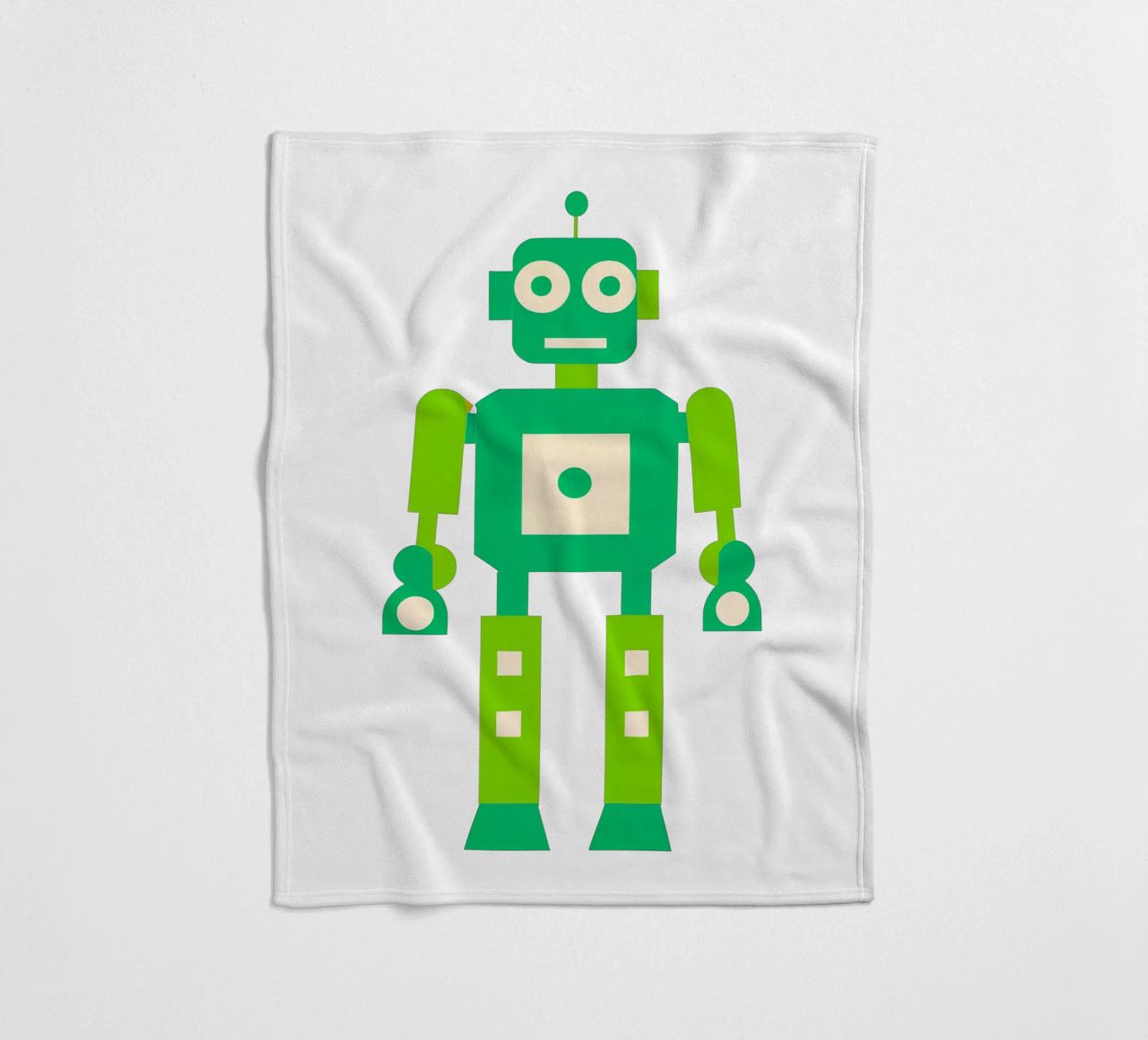 Ptit robot 4 coperta in pile da Rezh creations