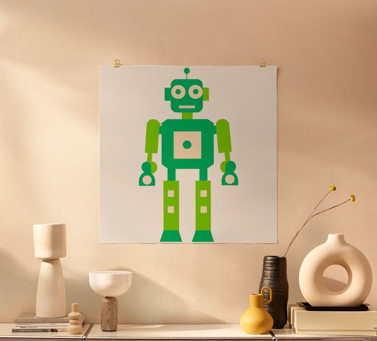 Ptit robot 4 carta hahnemühle da Rezh creations