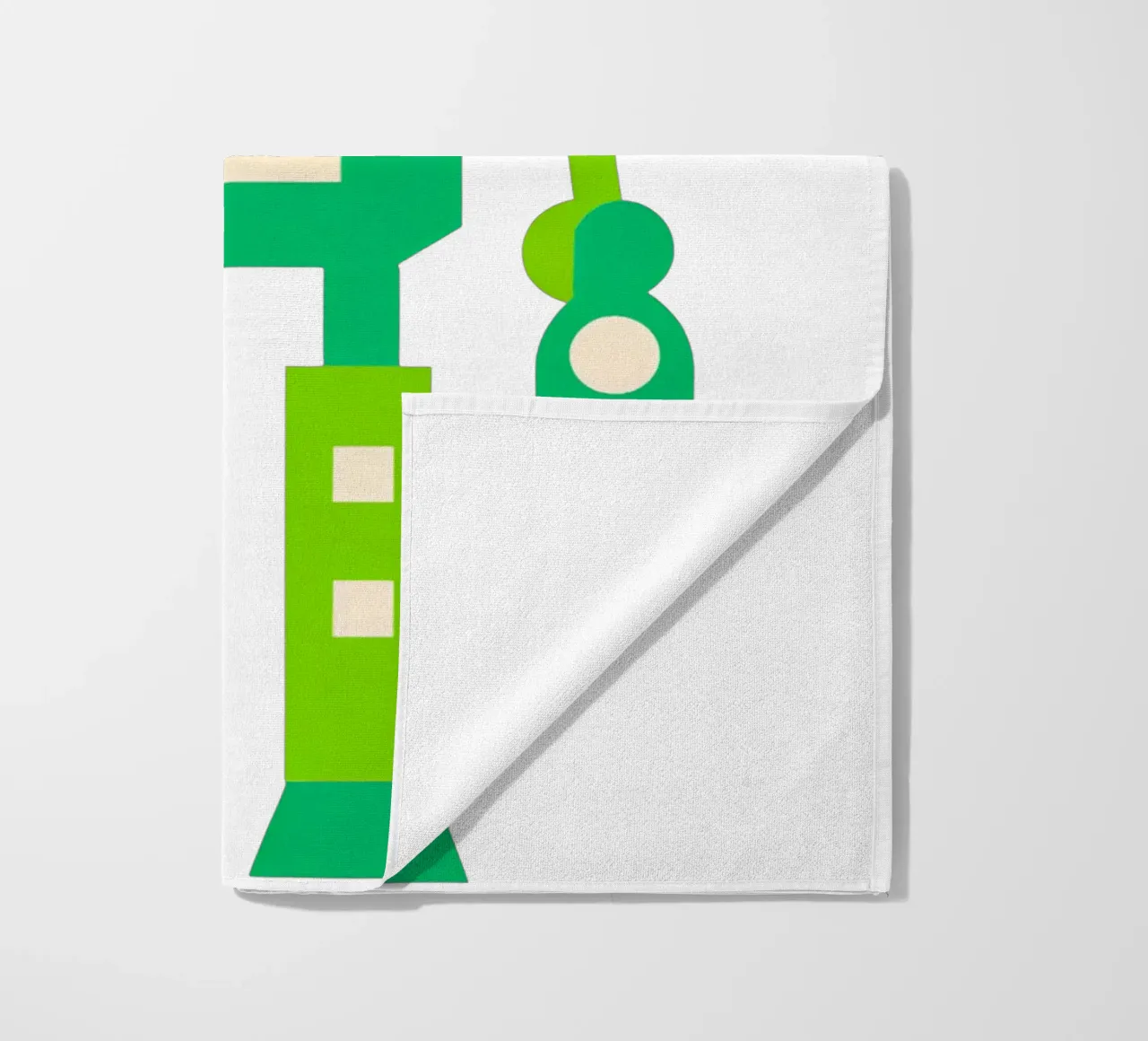 Ptit robot 4 beach towel by Rezh creations