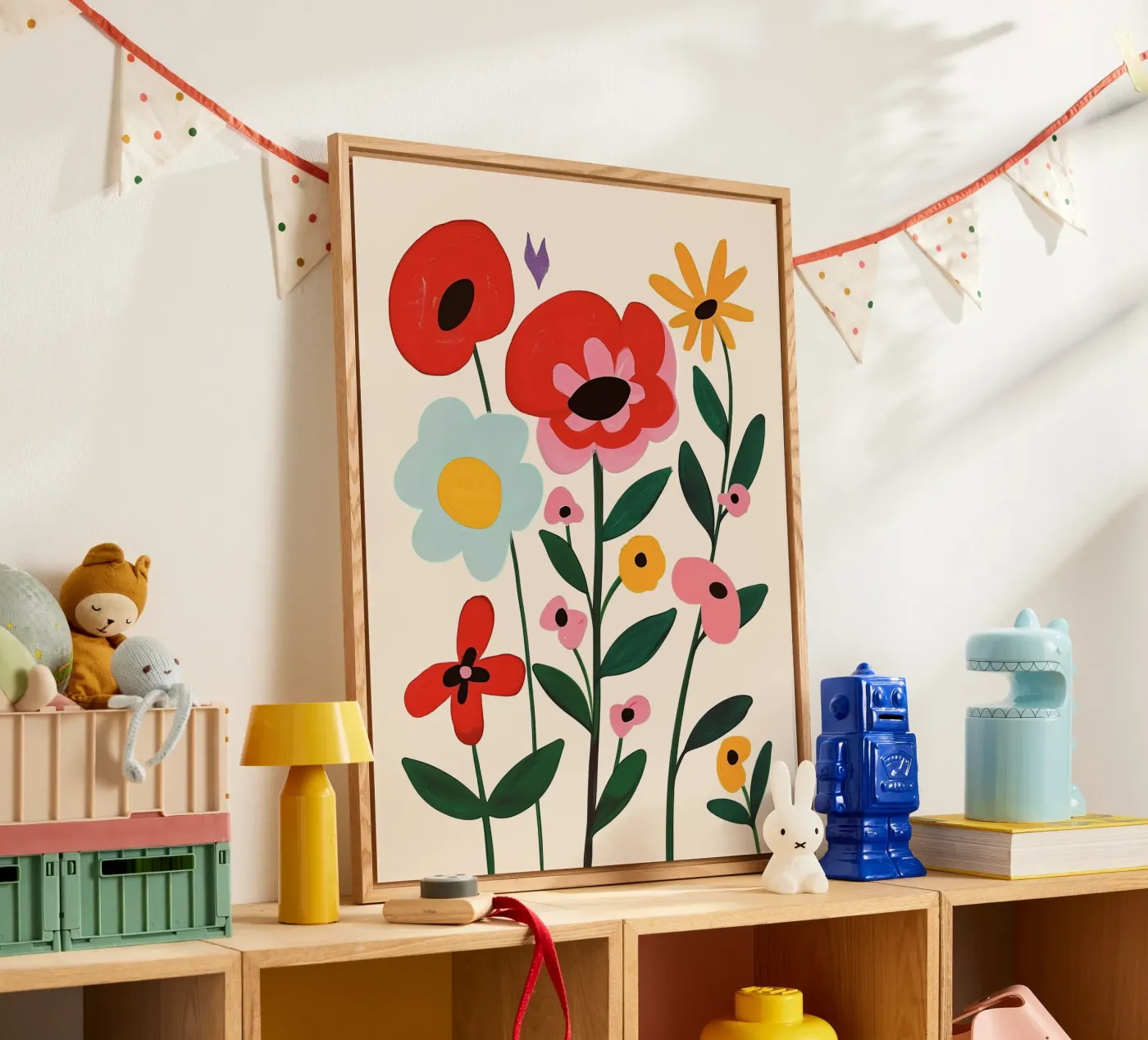 Soft Flowers Acryl-Glas von Lilo
