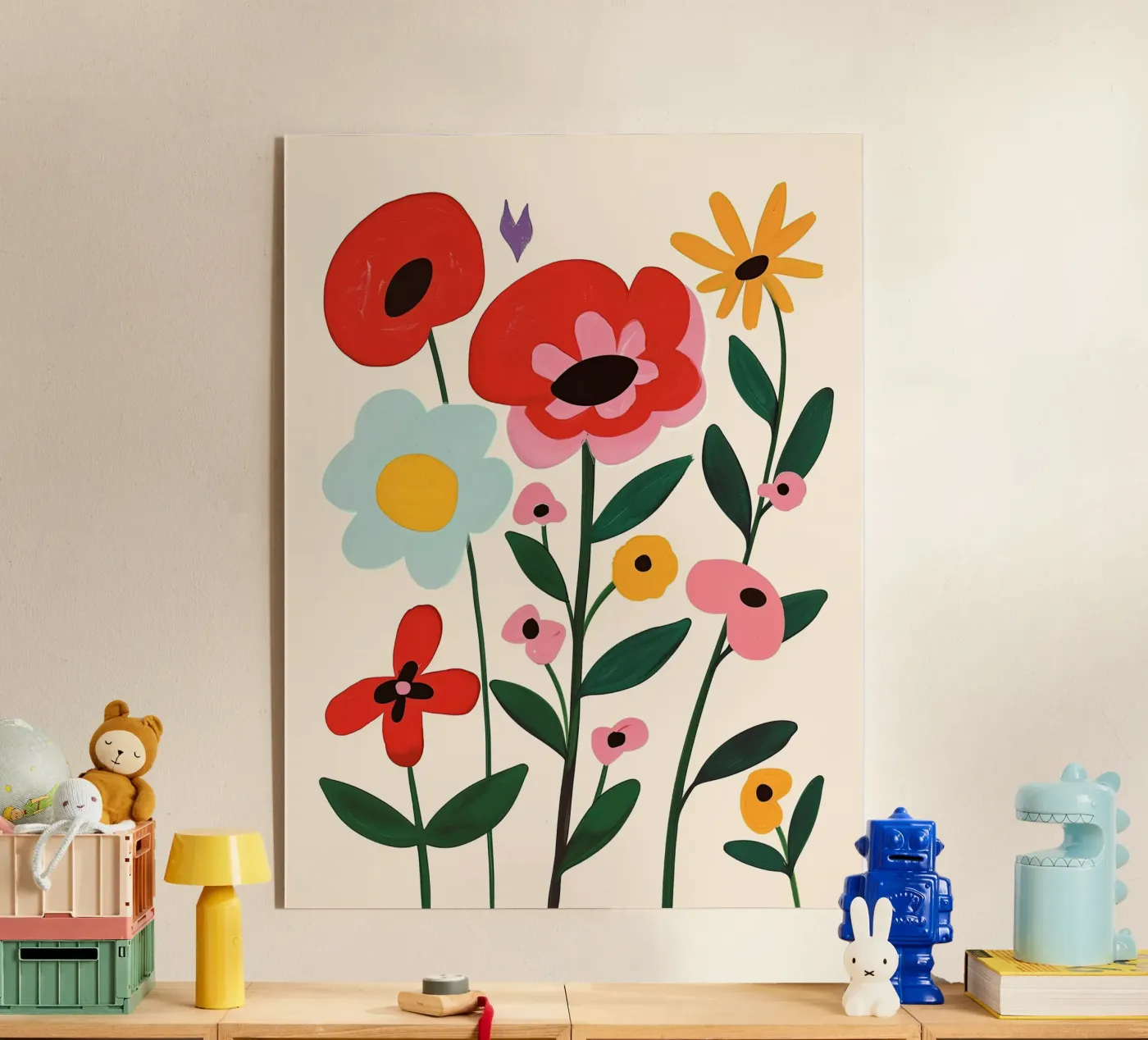 Soft Flowers Acryl-Glas von Lilo