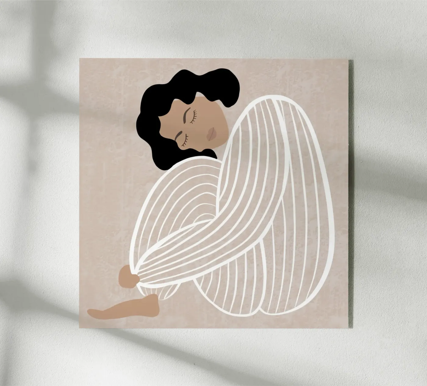Abbracciati con Stripes plexiglass da datemyart