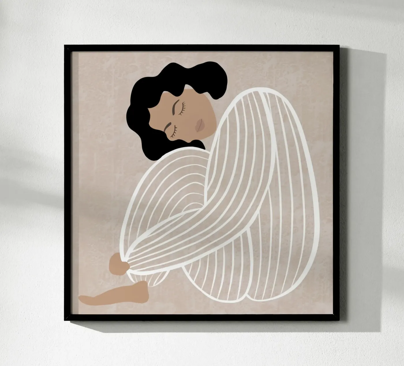 Abbracciati con Stripes poster da datemyart