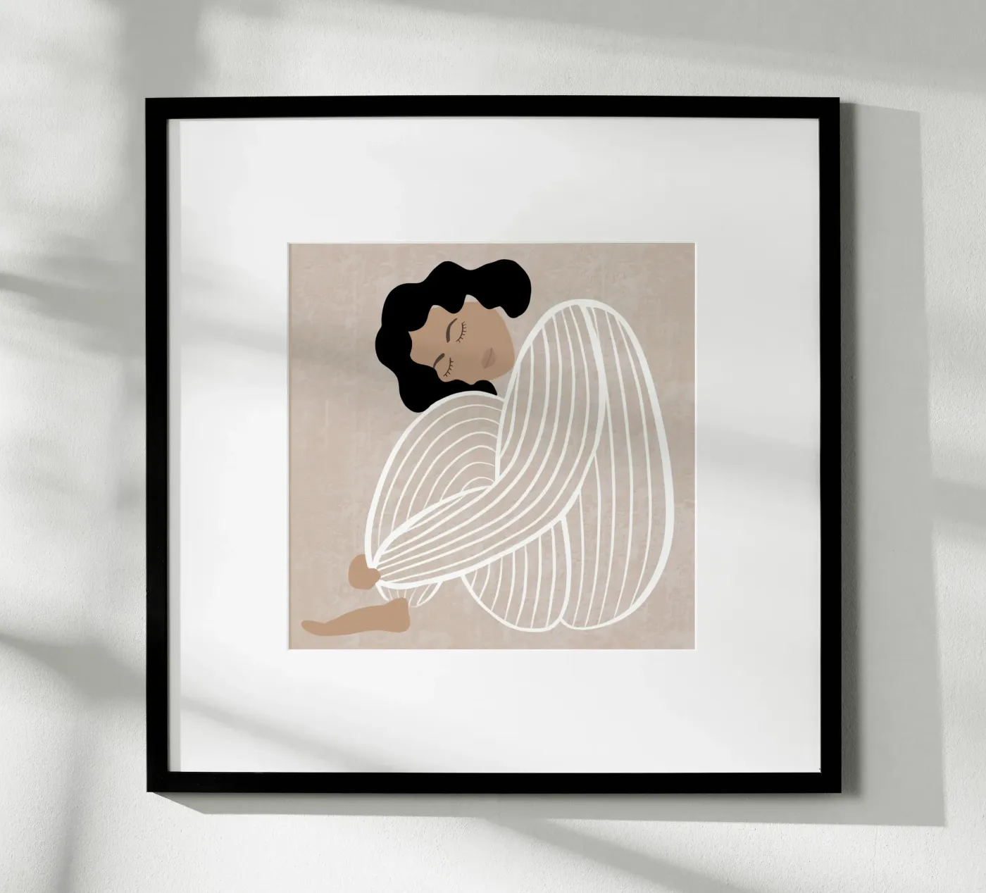 Abbracciati con Stripes poster da datemyart