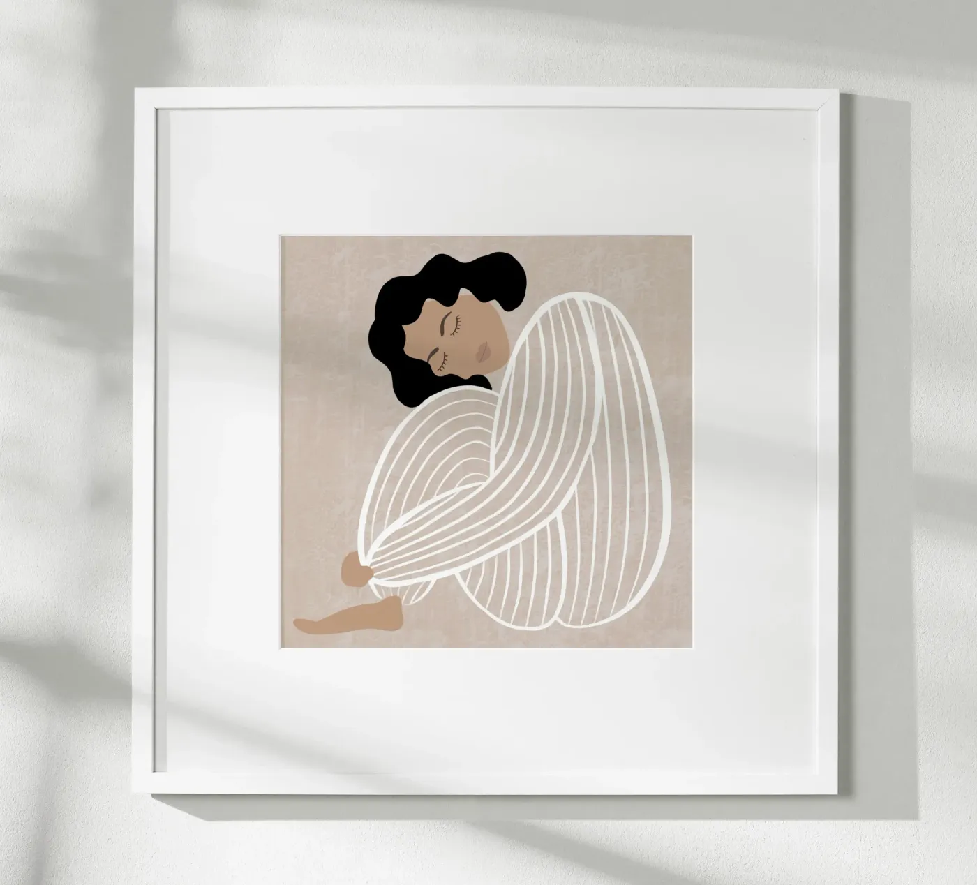 Abbracciati con Stripes poster da datemyart