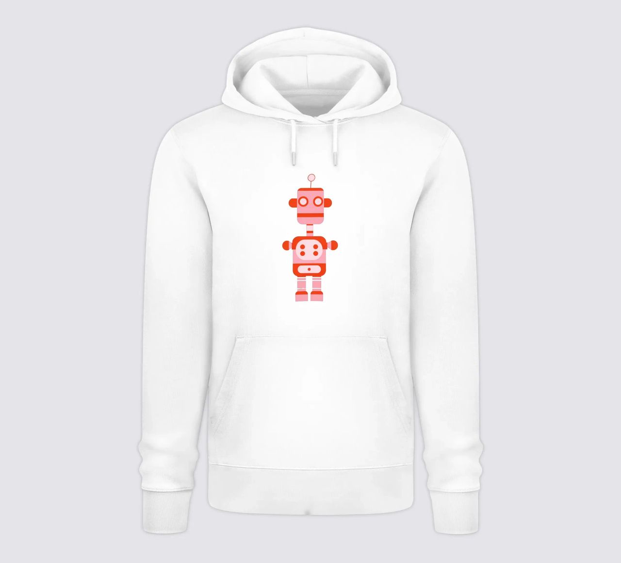 Ptit robot 5 felpa con cappuccio da Rezh creations