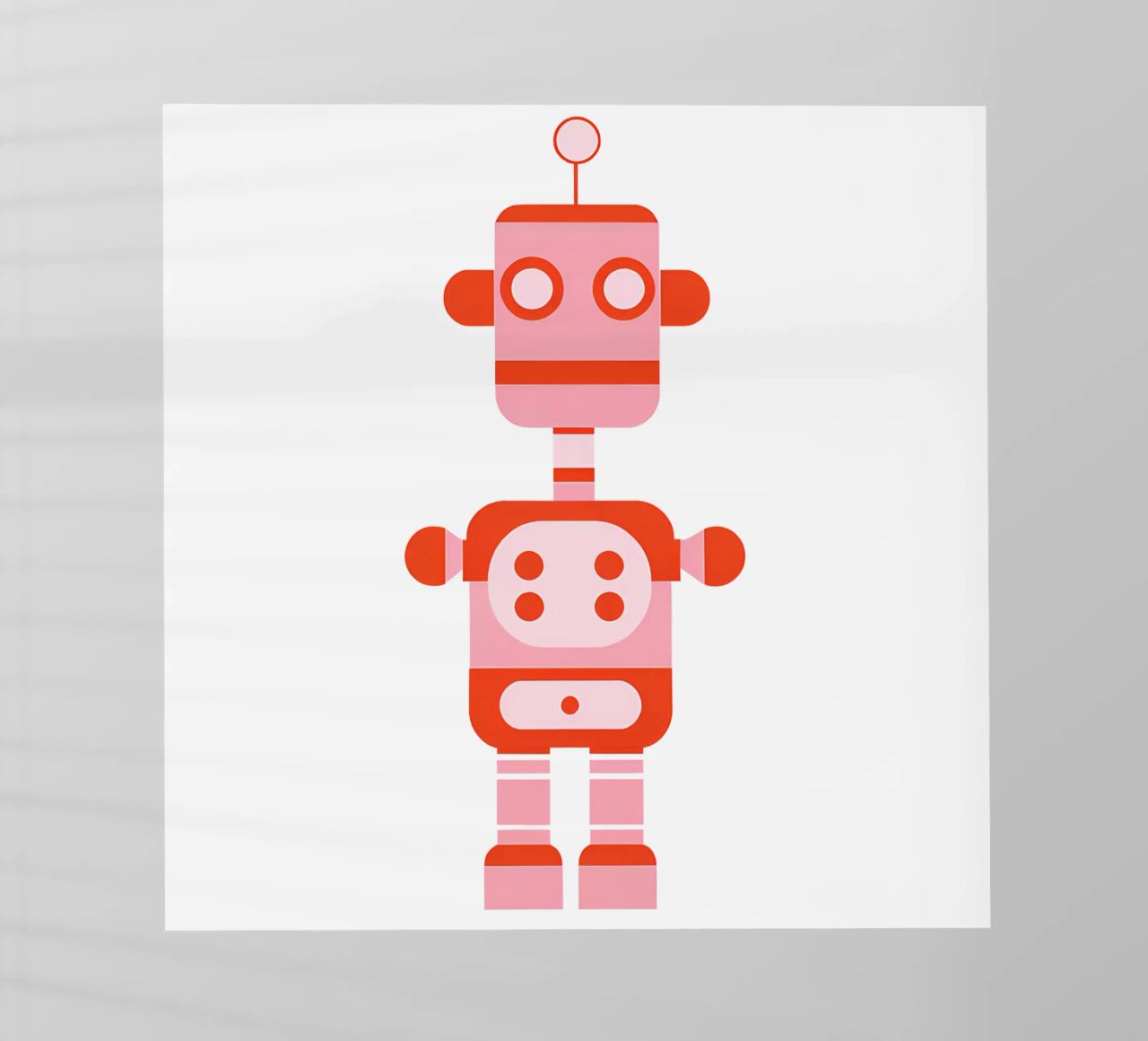 Ptit robot 5 pellicola backlit da Rezh creations