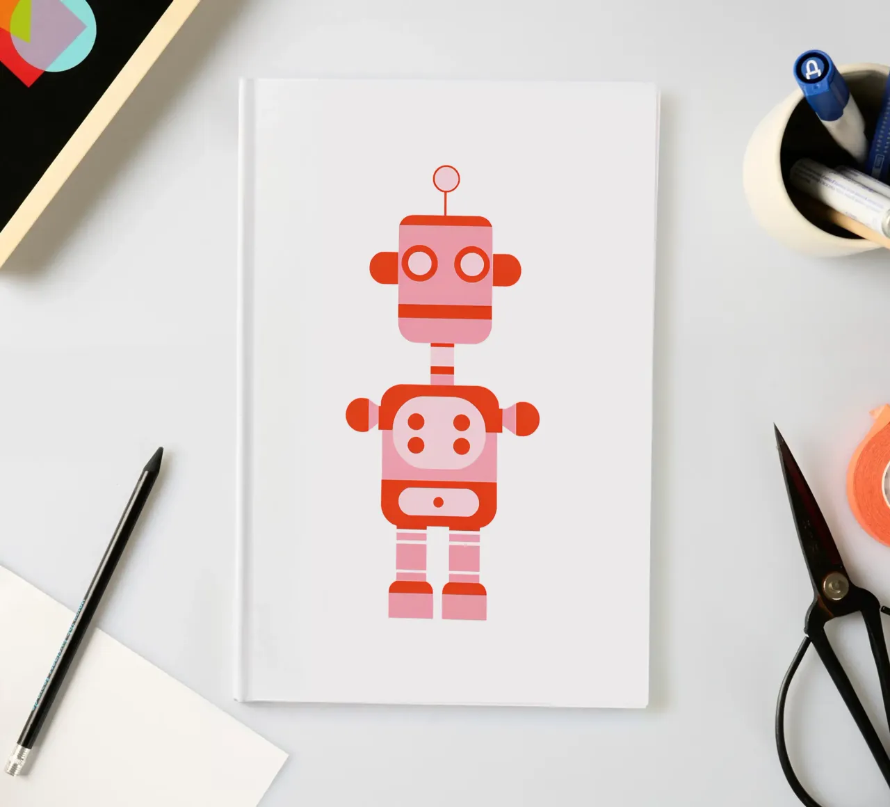 Ptit robot 5 notebook by Rezh creations
