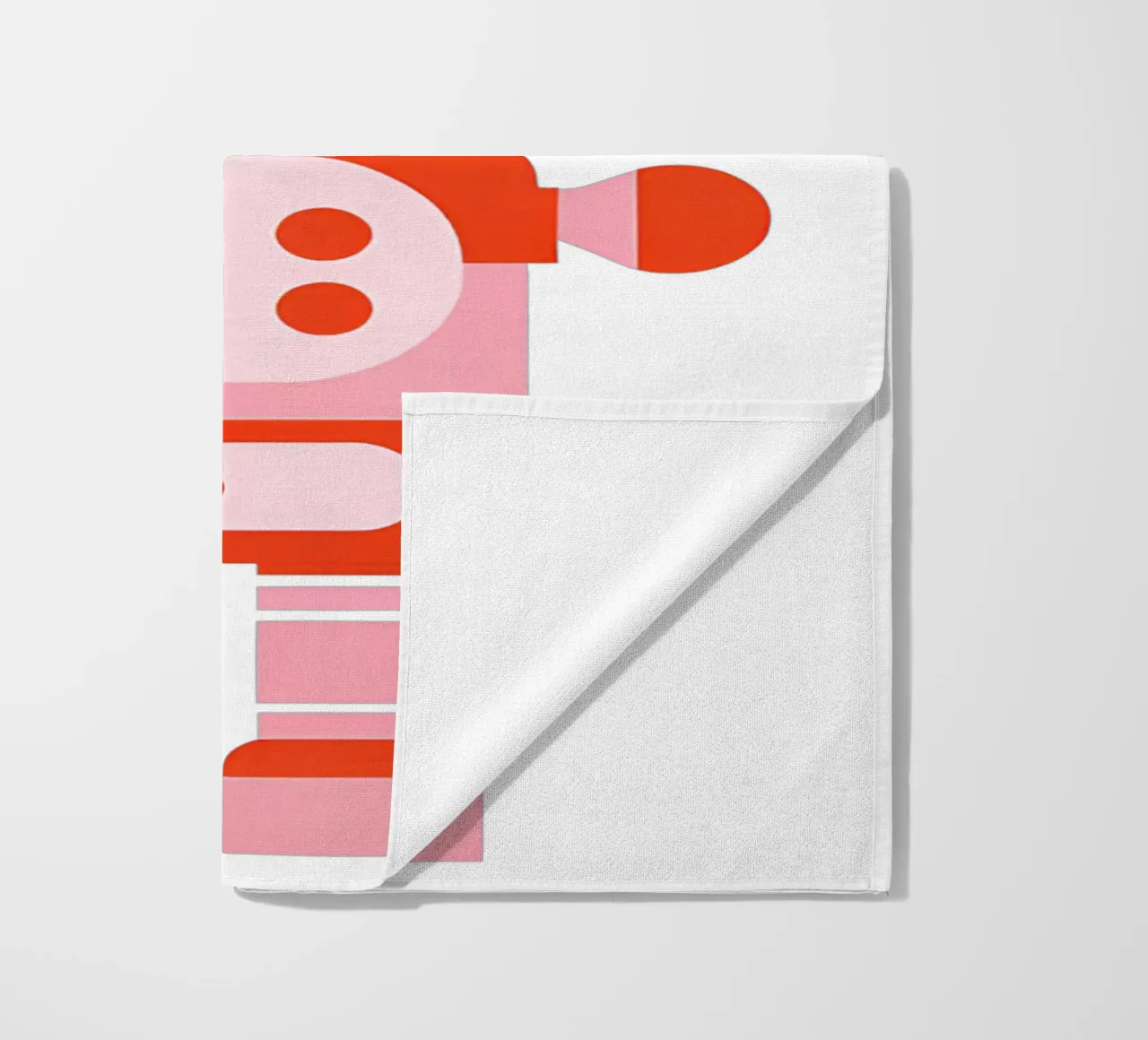 Ptit robot 5 beach towel by Rezh creations