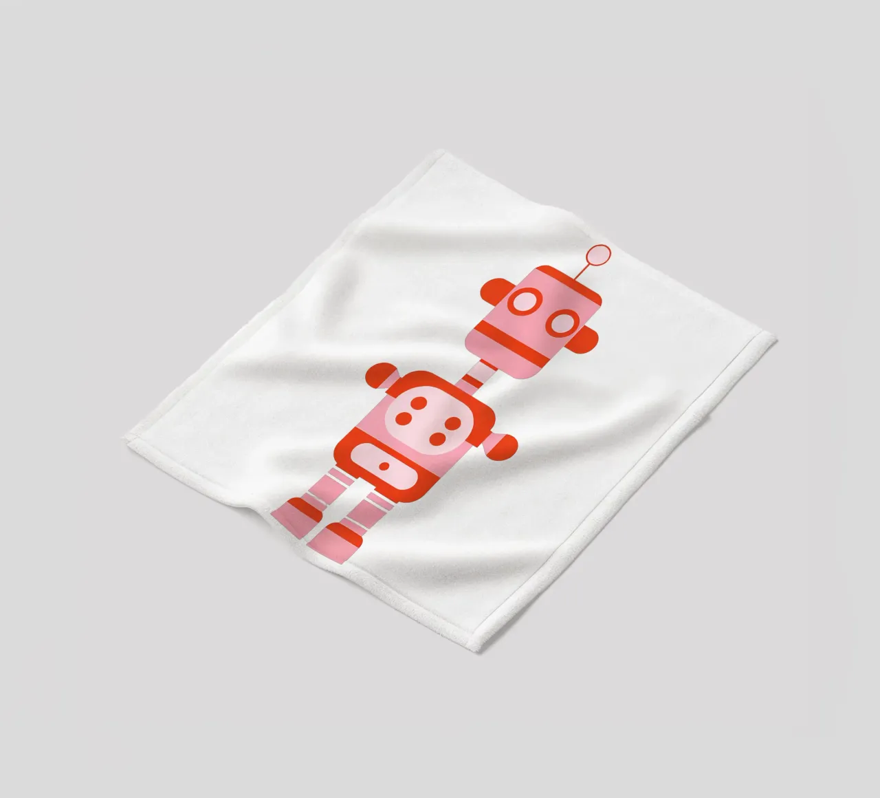 Ptit robot 5 coperta in pile da Rezh creations