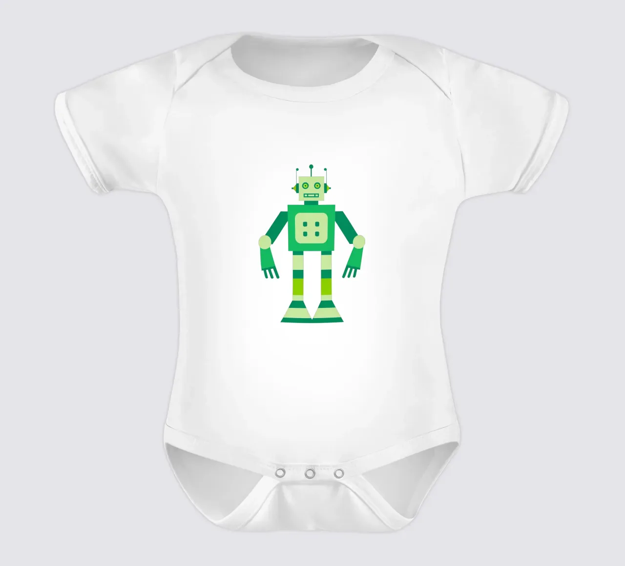 Ptit robot 6 body neonato maniche corte da Rezh creations