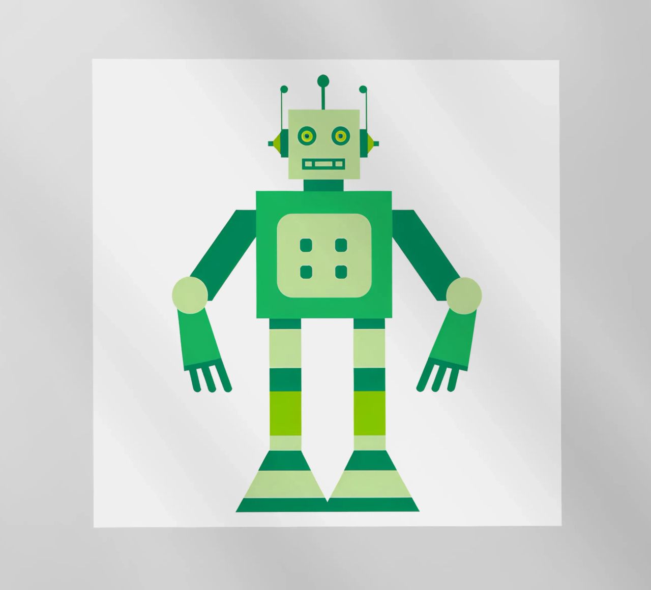 Ptit robot 6 pellicola backlit da Rezh creations