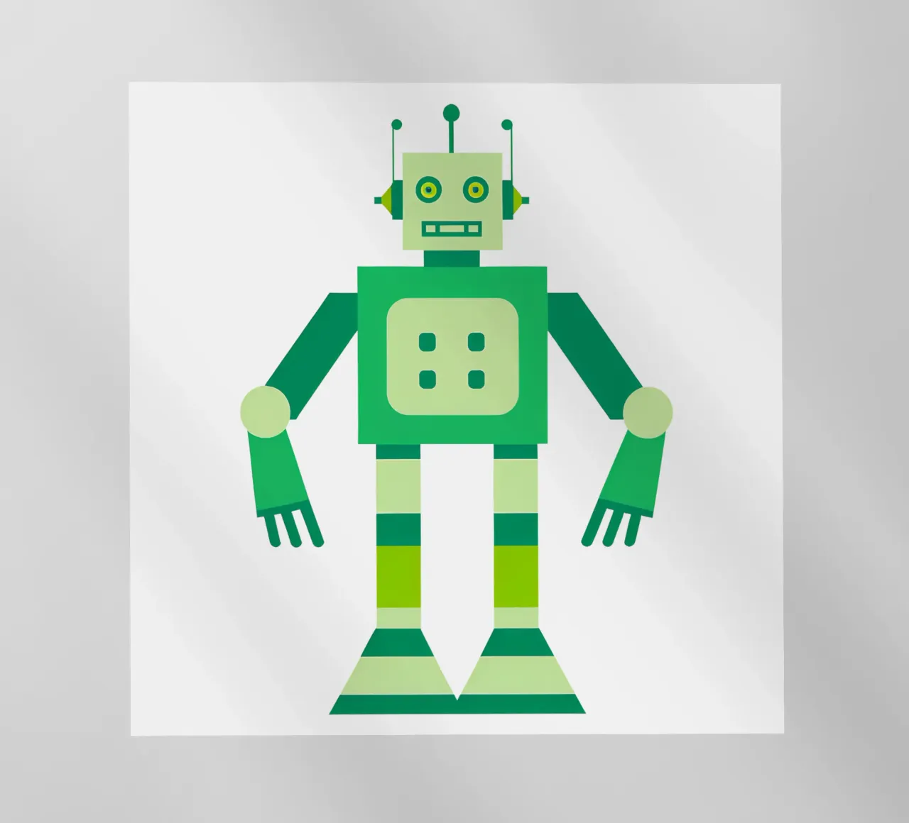 Ptit robot 6 pellicola backlit da Rezh creations