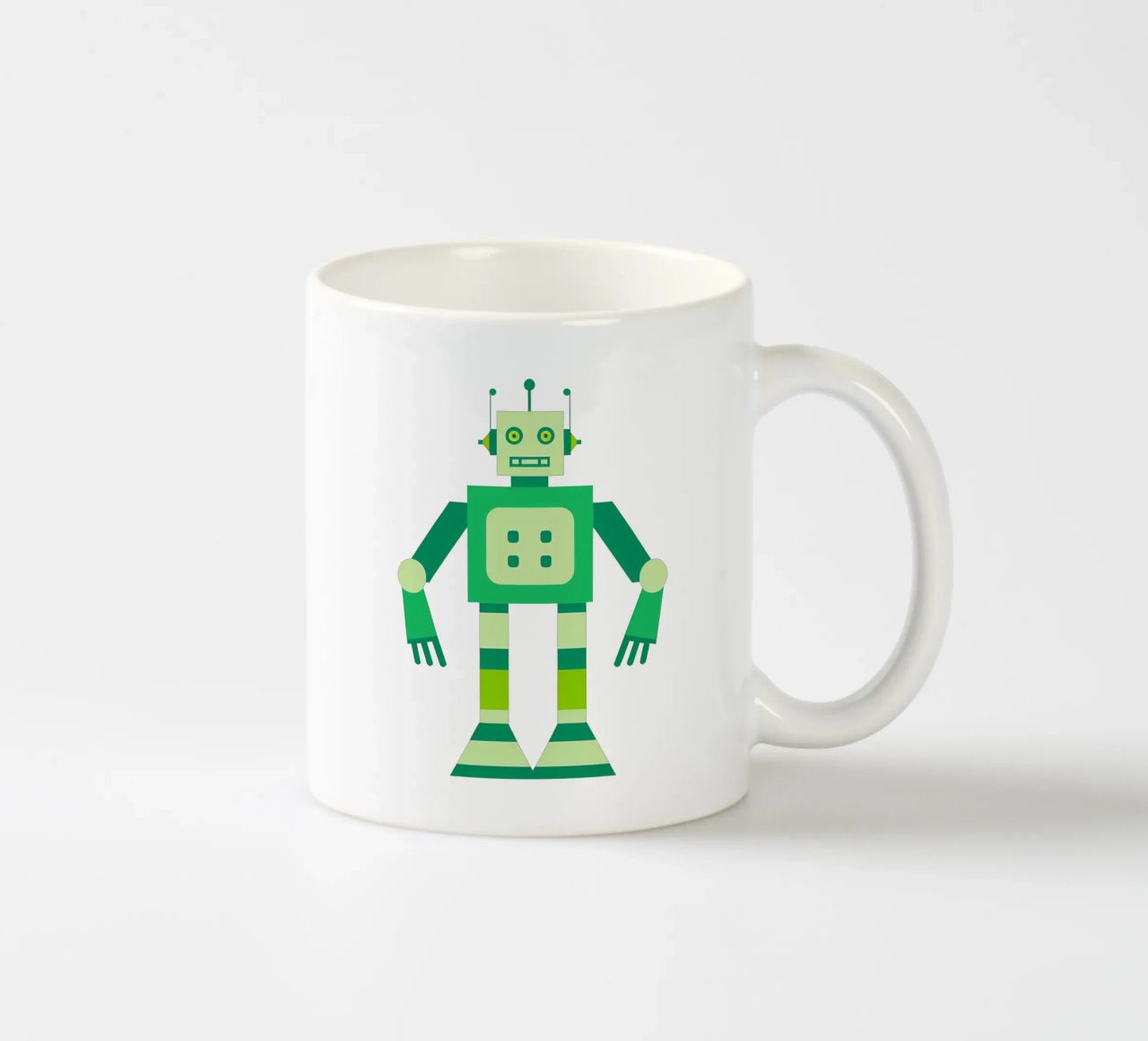 Ptit robot 6 tazza in ceramica da Rezh creations