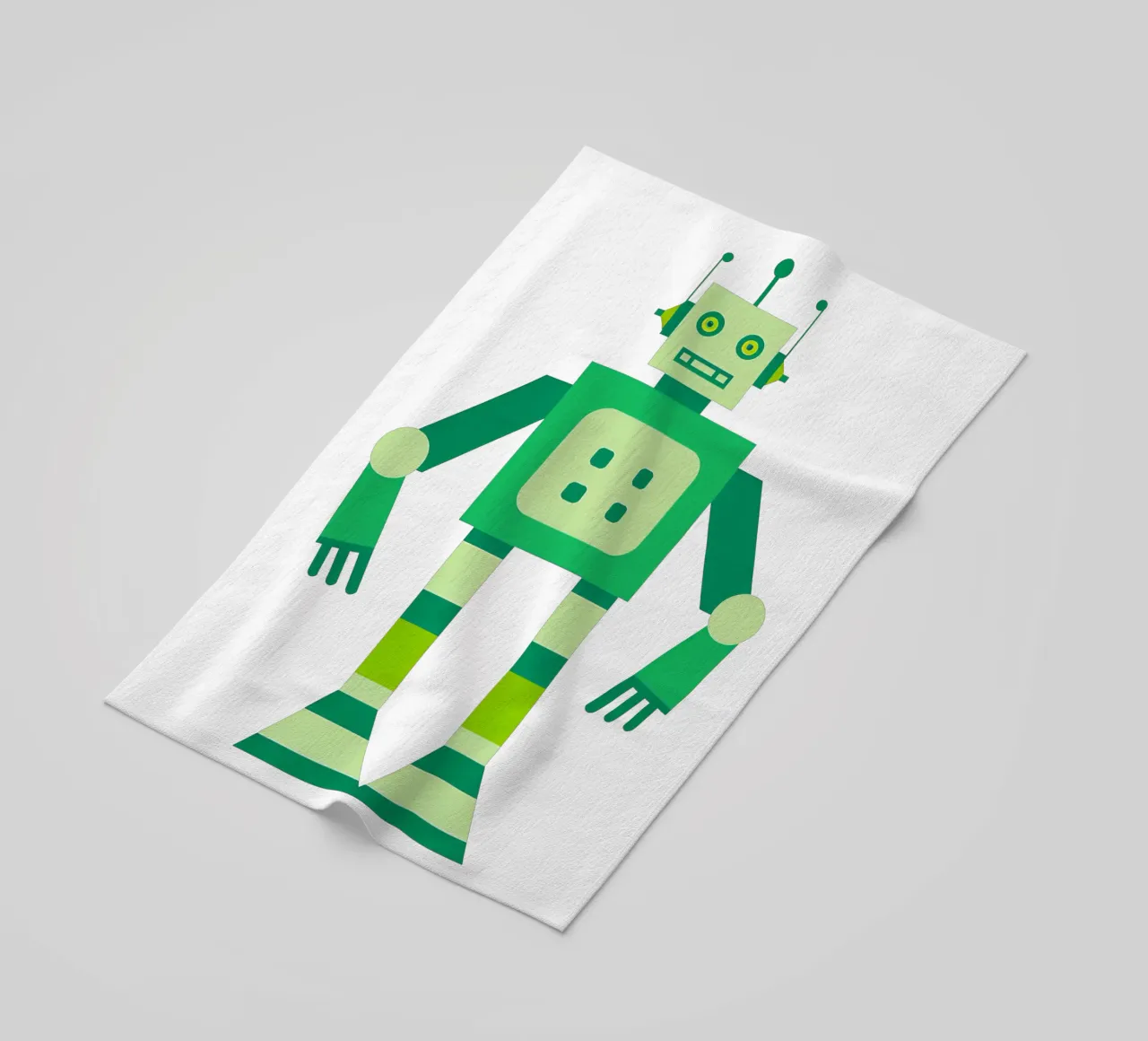 Ptit robot 6 toalla de playa de Rezh creations