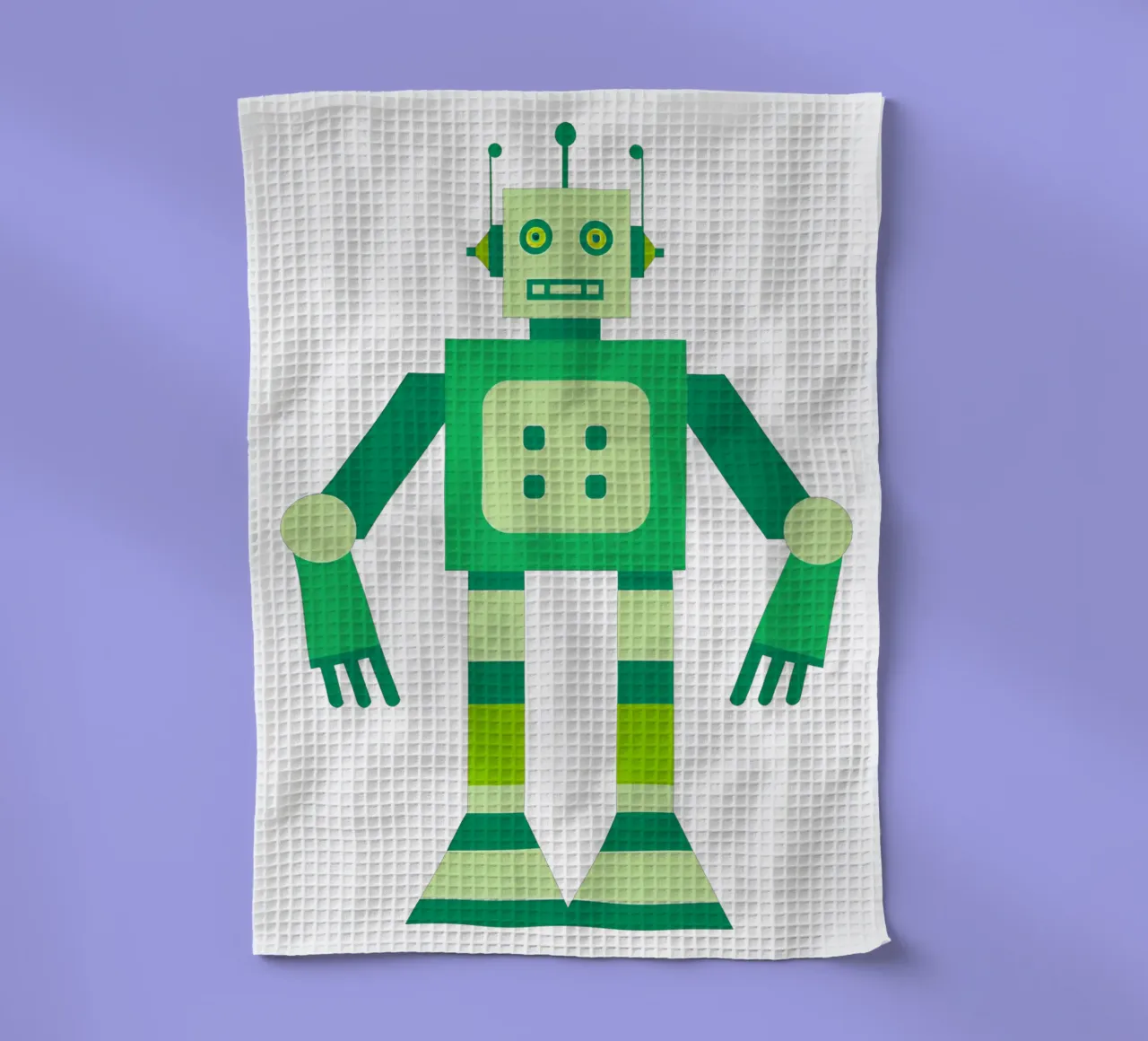 Ptit robot 6 torchon de Rezh creations
