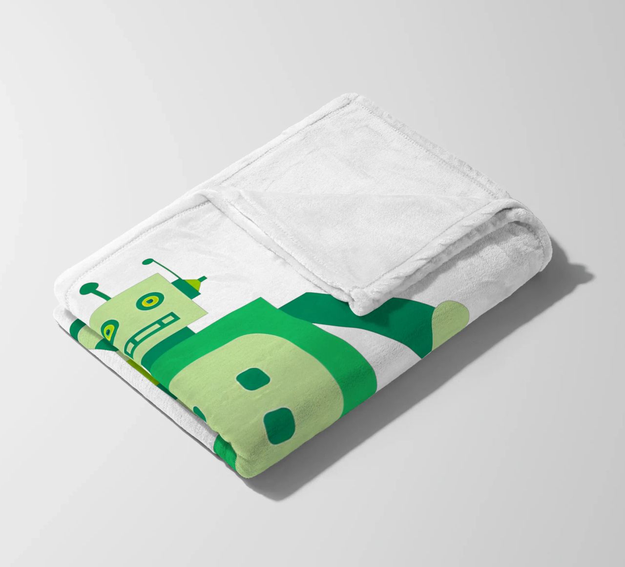 Ptit robot 6 coperta in pile da Rezh creations