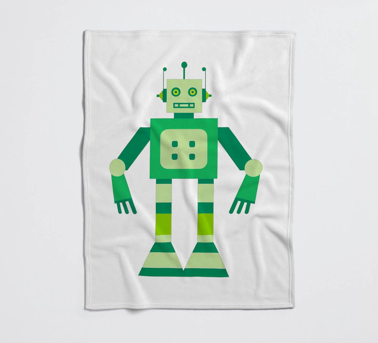 Ptit robot 6 coperta in pile da Rezh creations