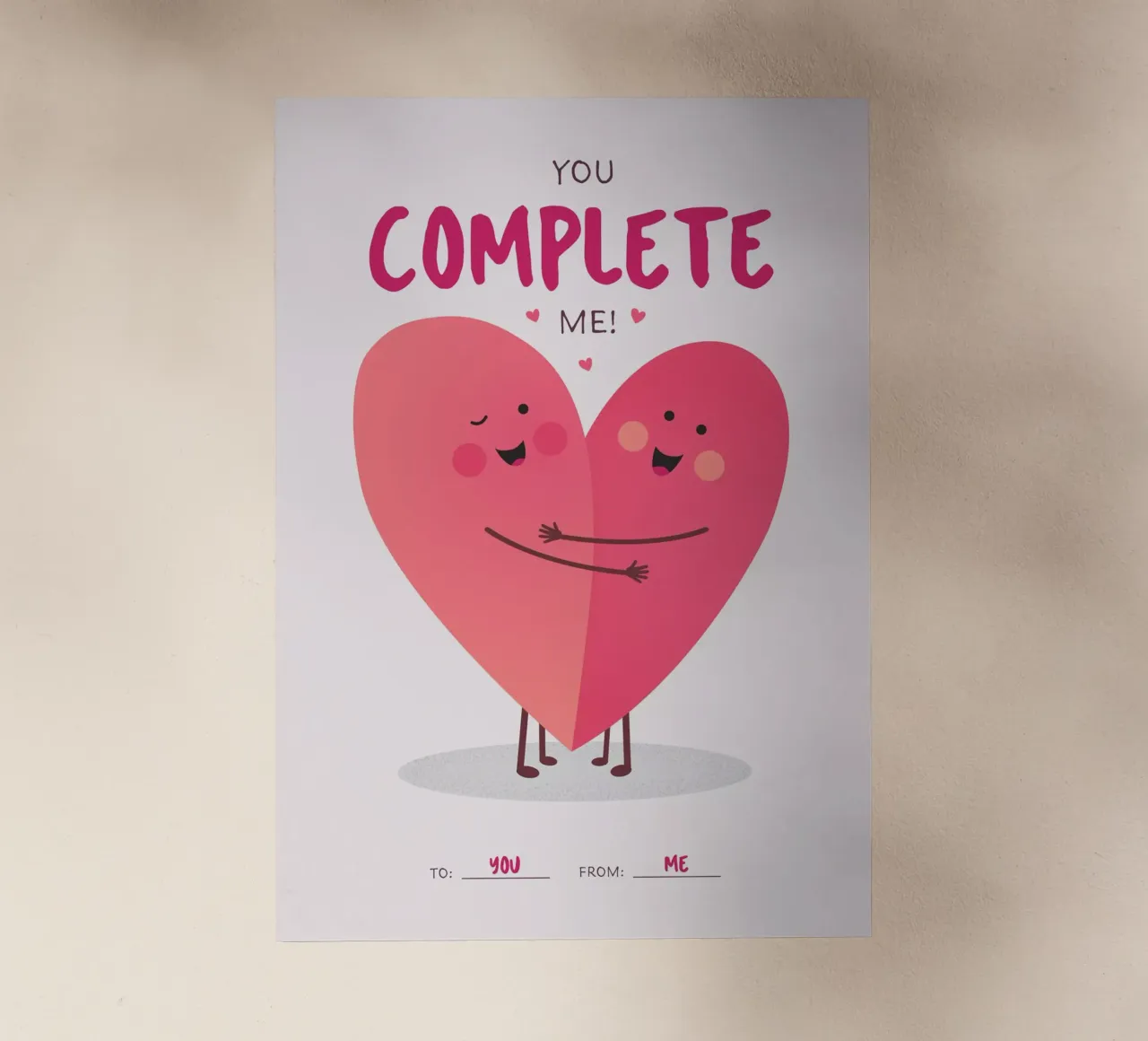 You complete me - Ein Herz und eine Seele pellicola backlit da good vibes
