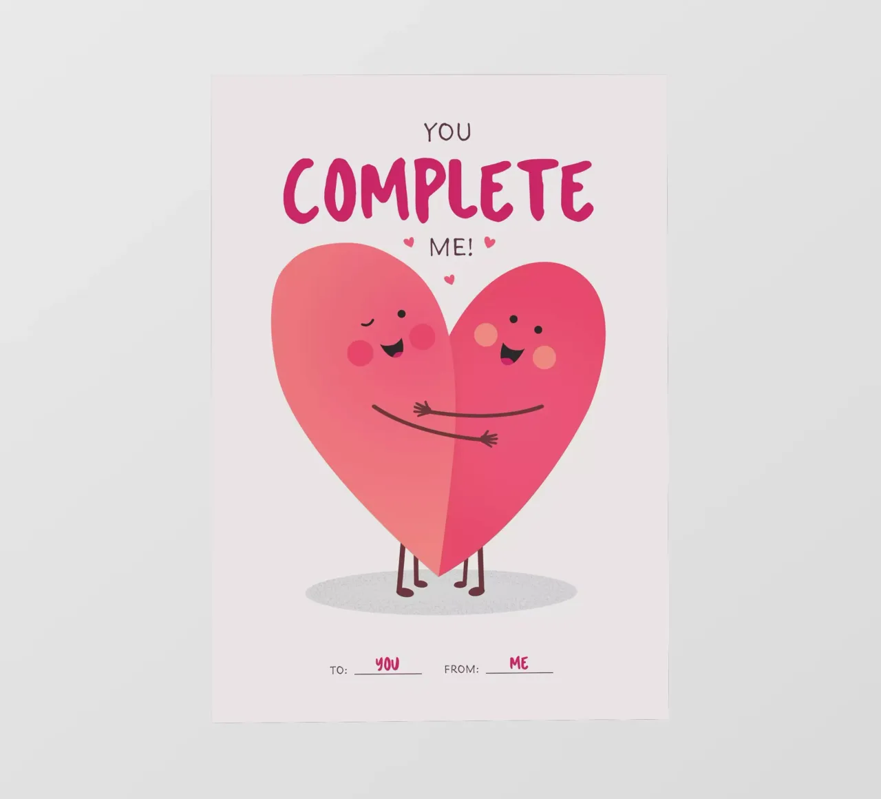 You complete me - Ein Herz und eine Seele pellicola backlit da good vibes