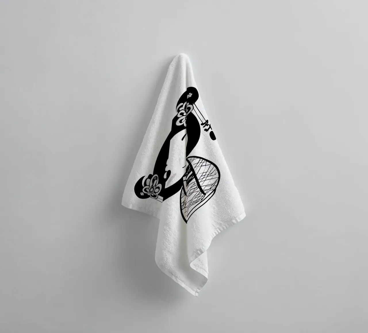 Piccola geisha 3 asciugamano da bagno da Rezh creations