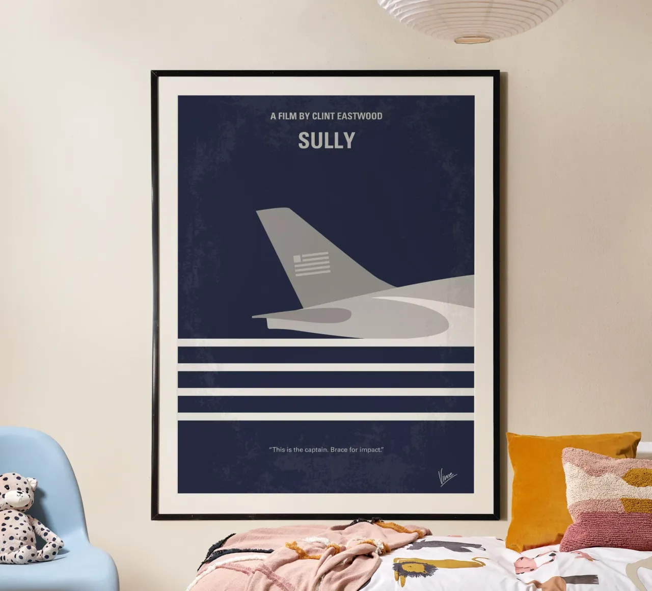 No754 My Sully minimal movie poster carta hahnemühle da Chungkong
