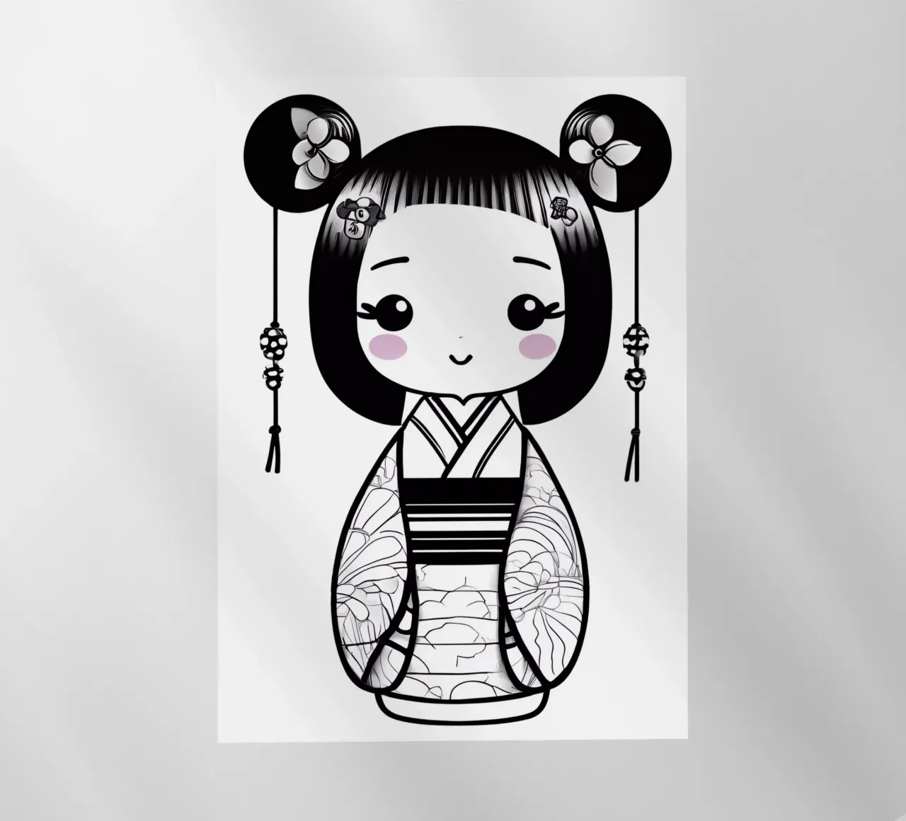 Piccola geisha 4 pellicola backlit da Rezh creations