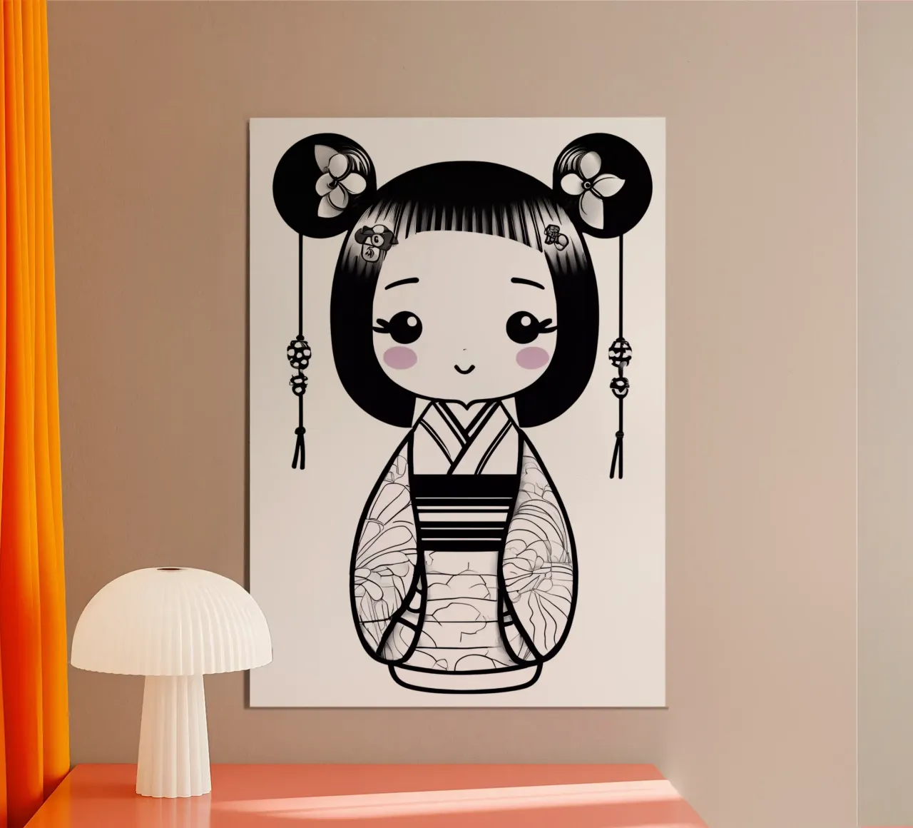 Piccola geisha 4 carta hahnemühle da Rezh creations