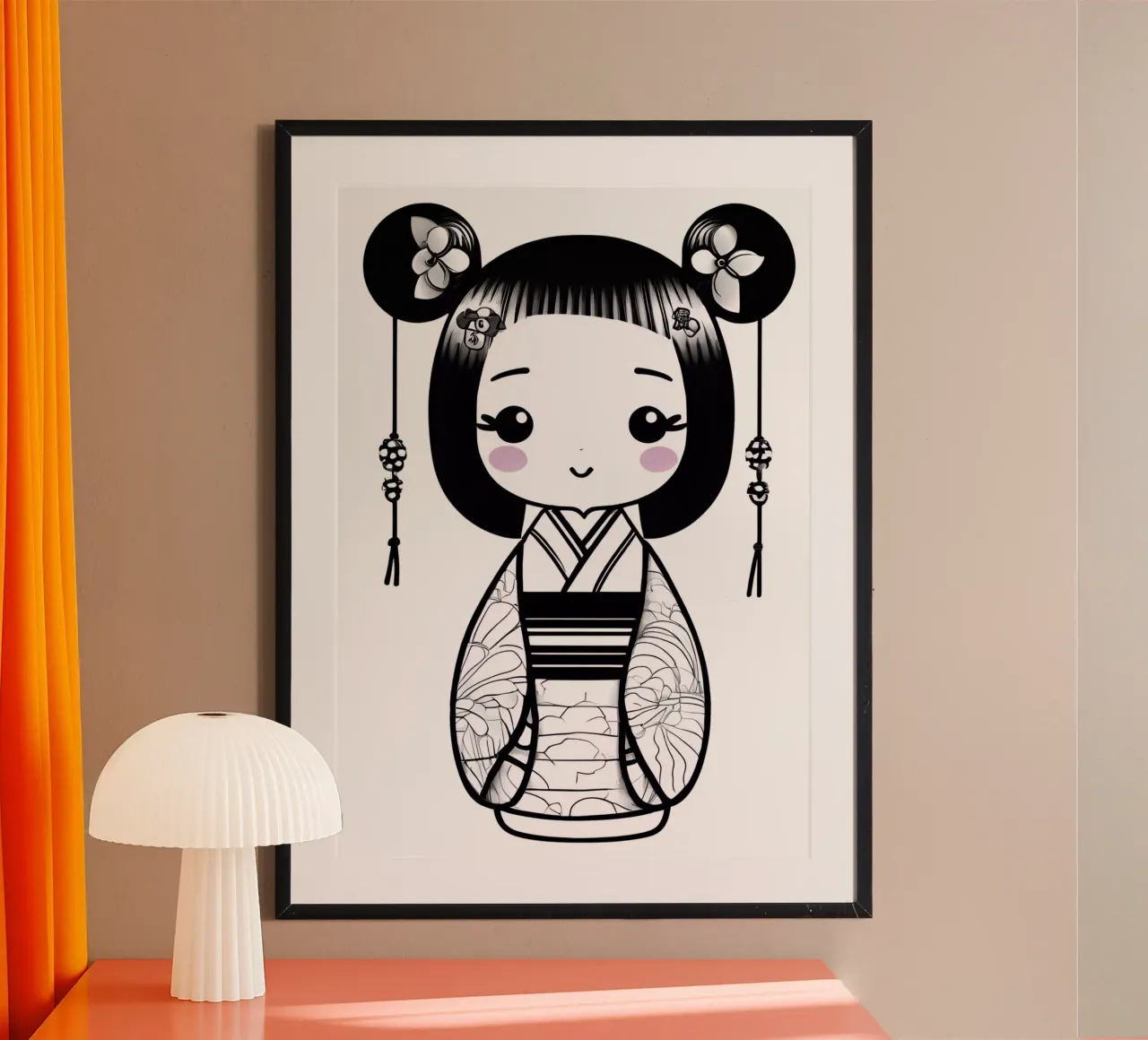 Piccola geisha 4 carta hahnemühle da Rezh creations