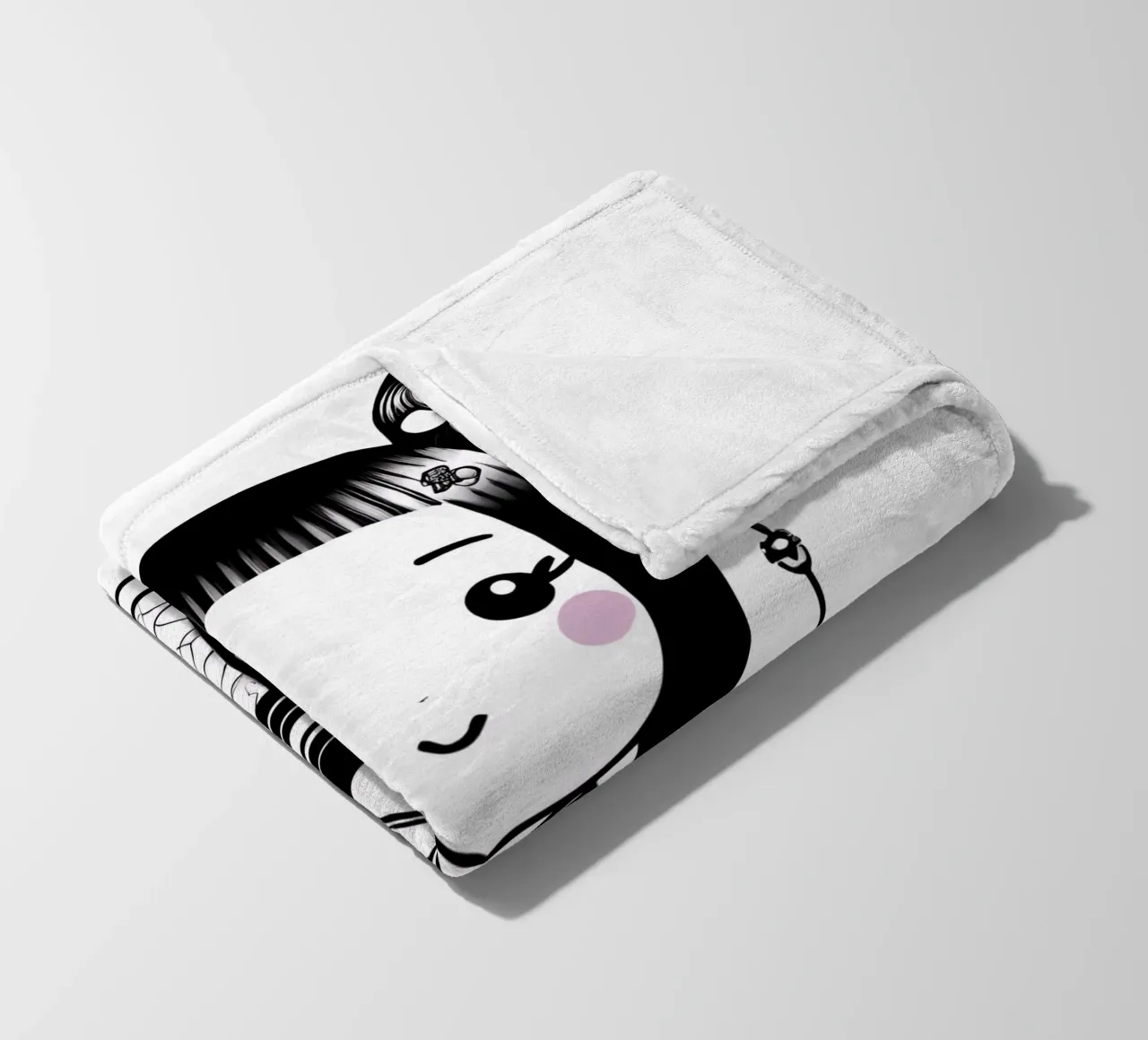 Piccola geisha 4 coperta in pile da Rezh creations