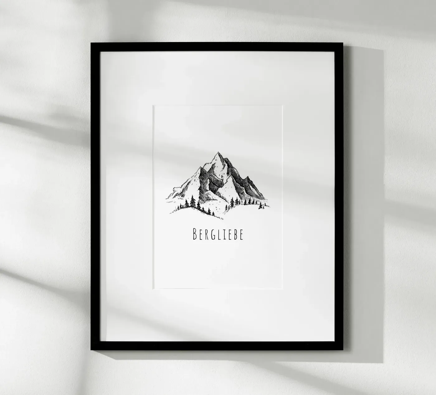 Bergliebe poster da STUDIO Wunderwerk