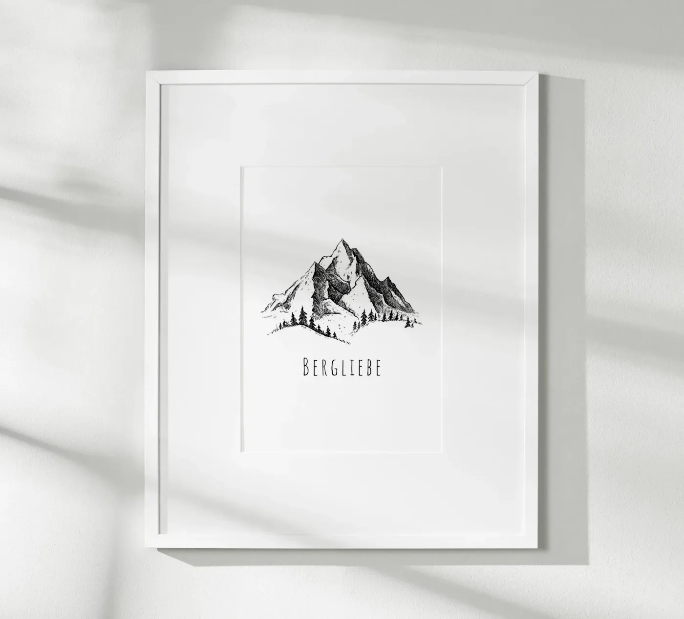 Bergliebe poster da STUDIO Wunderwerk