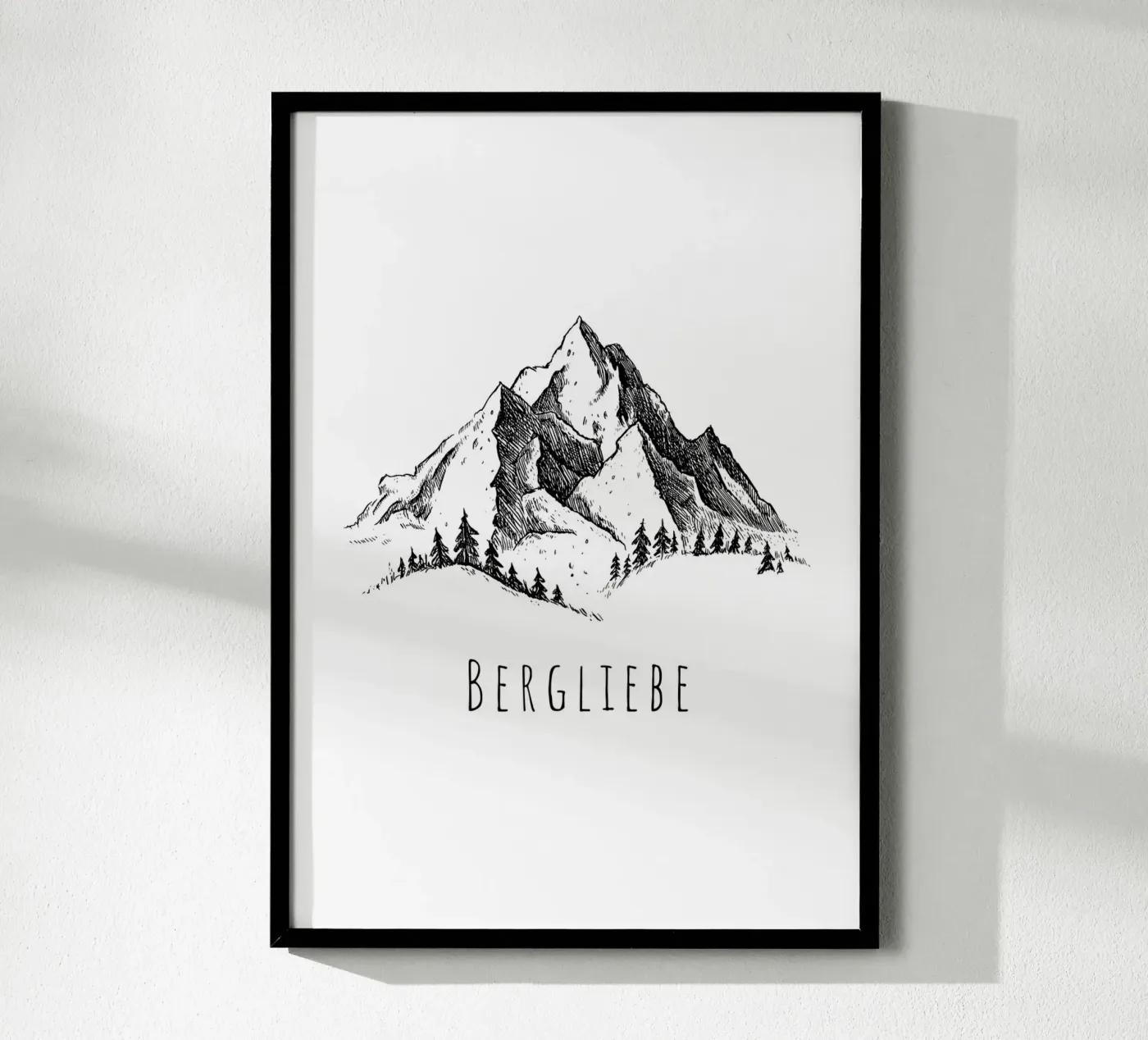 Bergliebe poster da STUDIO Wunderwerk