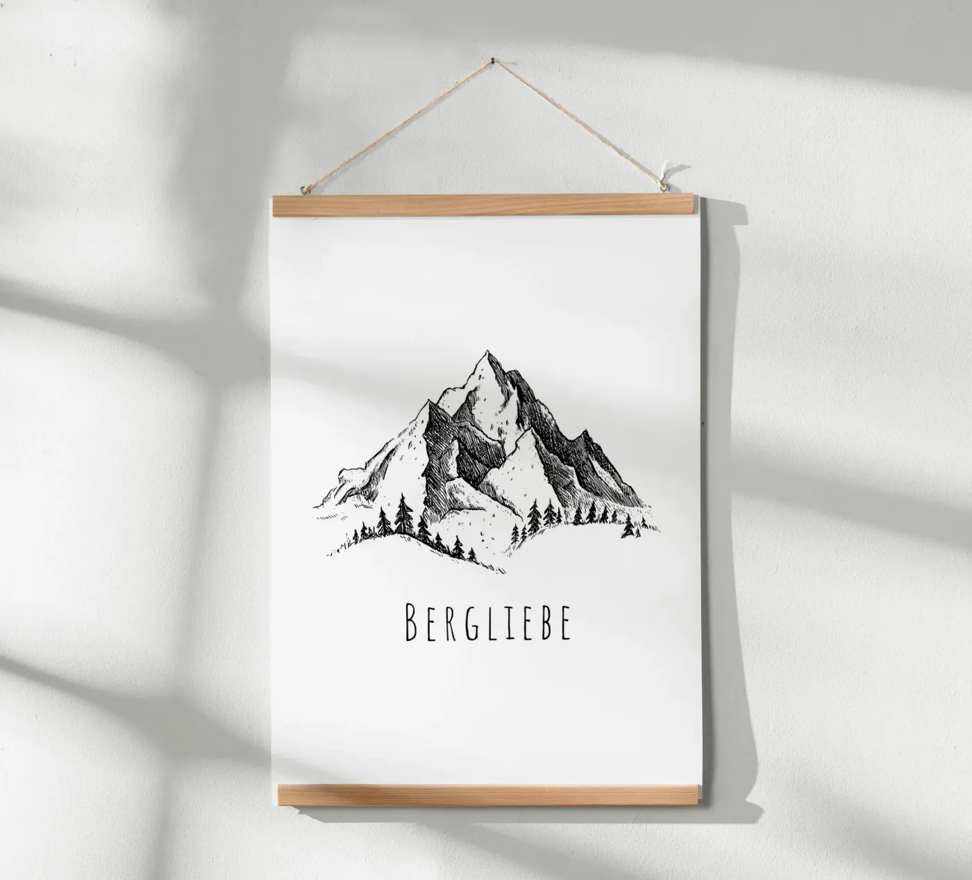 Bergliebe poster da STUDIO Wunderwerk