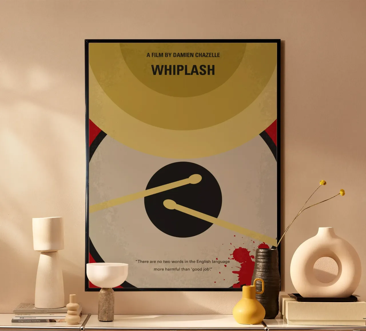 No761 My Whiplash minimal movie poster poster da Chungkong