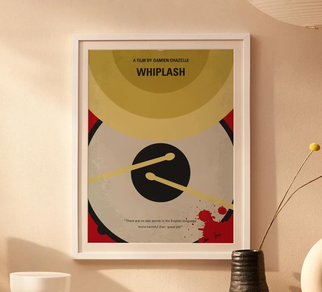 No761 My Whiplash minimal movie poster poster da Chungkong