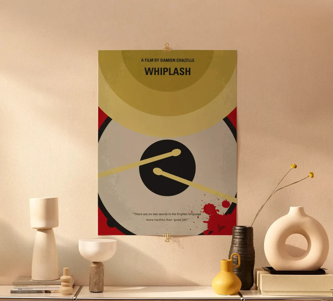 No761 My Whiplash minimal movie poster poster da Chungkong