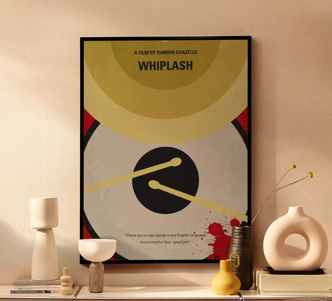 No761 My Whiplash minimal movie poster poster da Chungkong