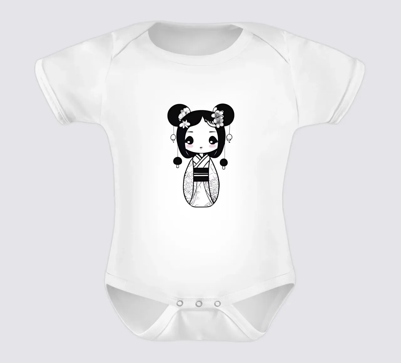 Piccola geisha 5 body neonato maniche corte da Rezh creations