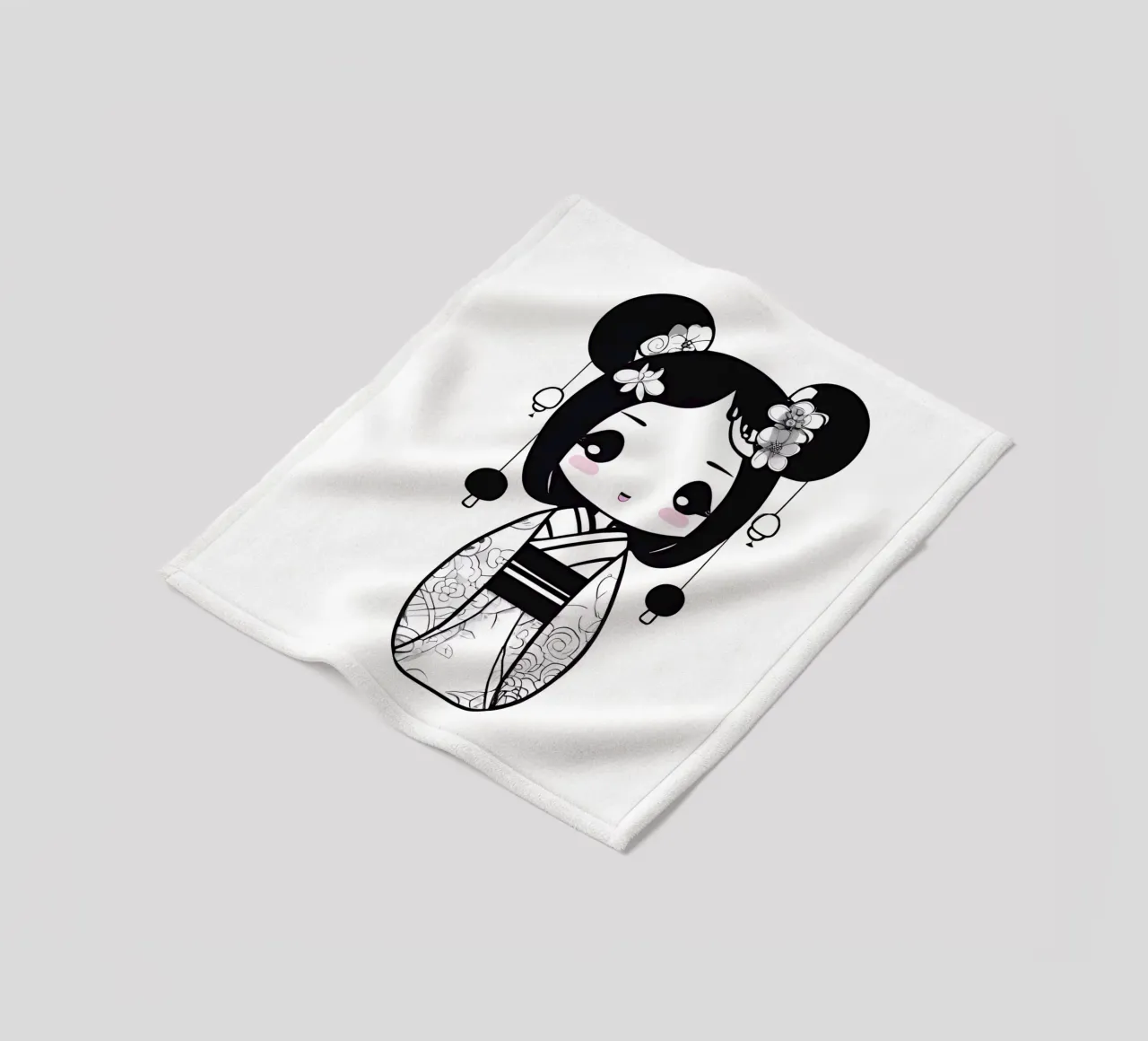 Piccola geisha 5 coperta in pile da Rezh creations