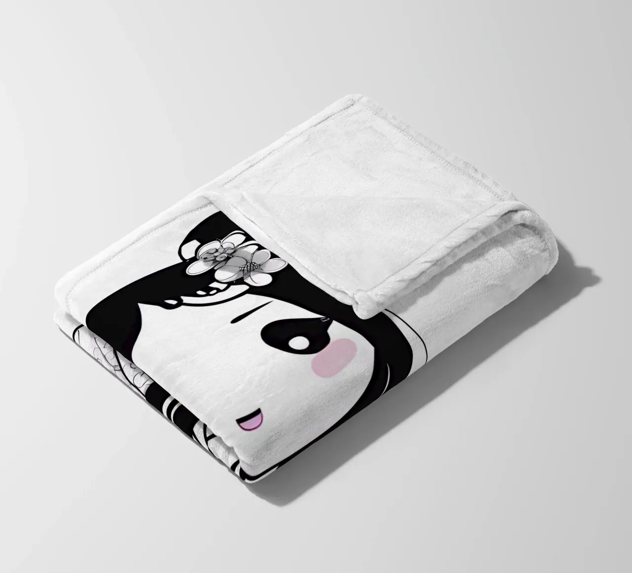 Piccola geisha 5 coperta in pile da Rezh creations