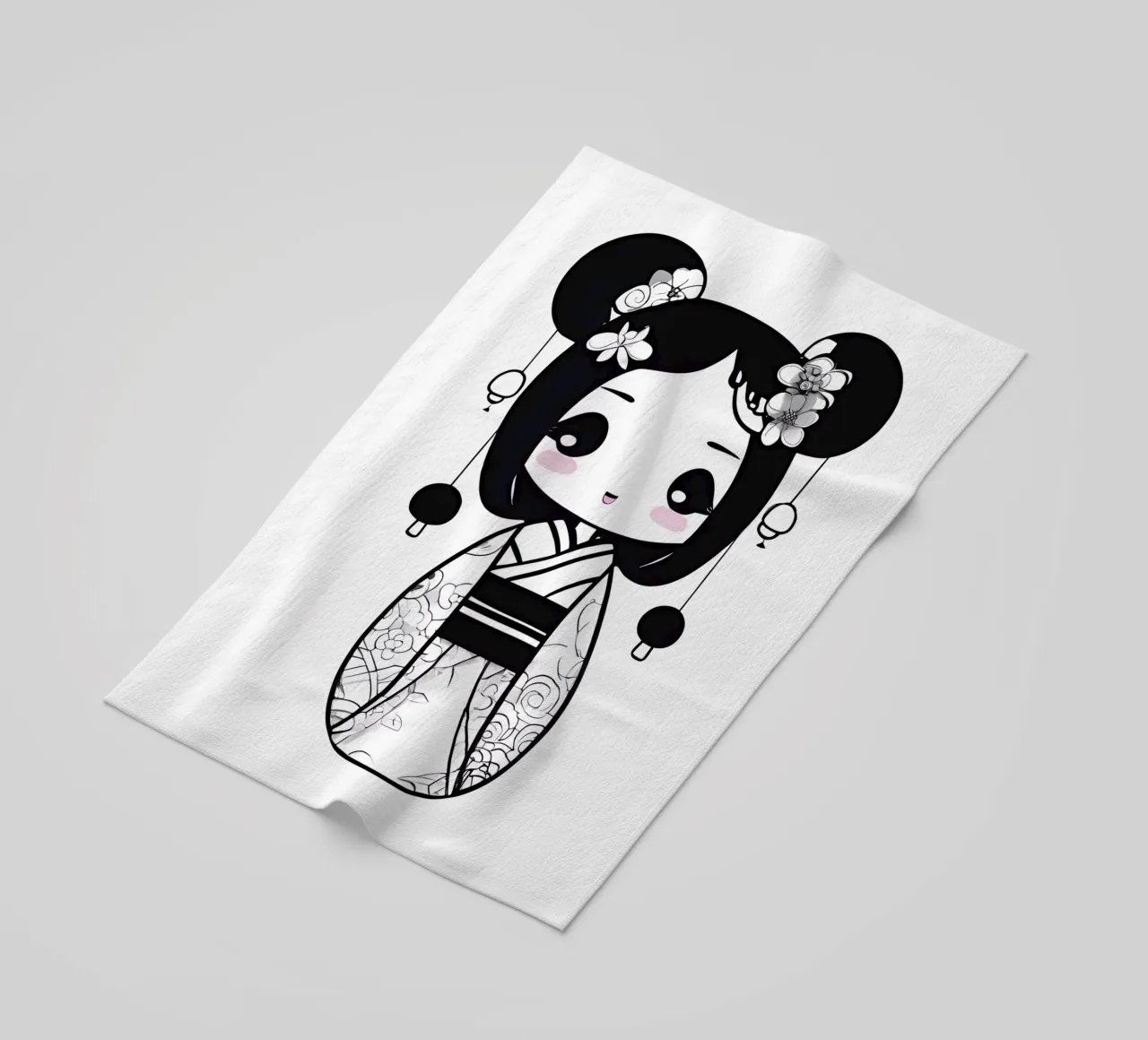Piccola geisha 5 telo mare da Rezh creations