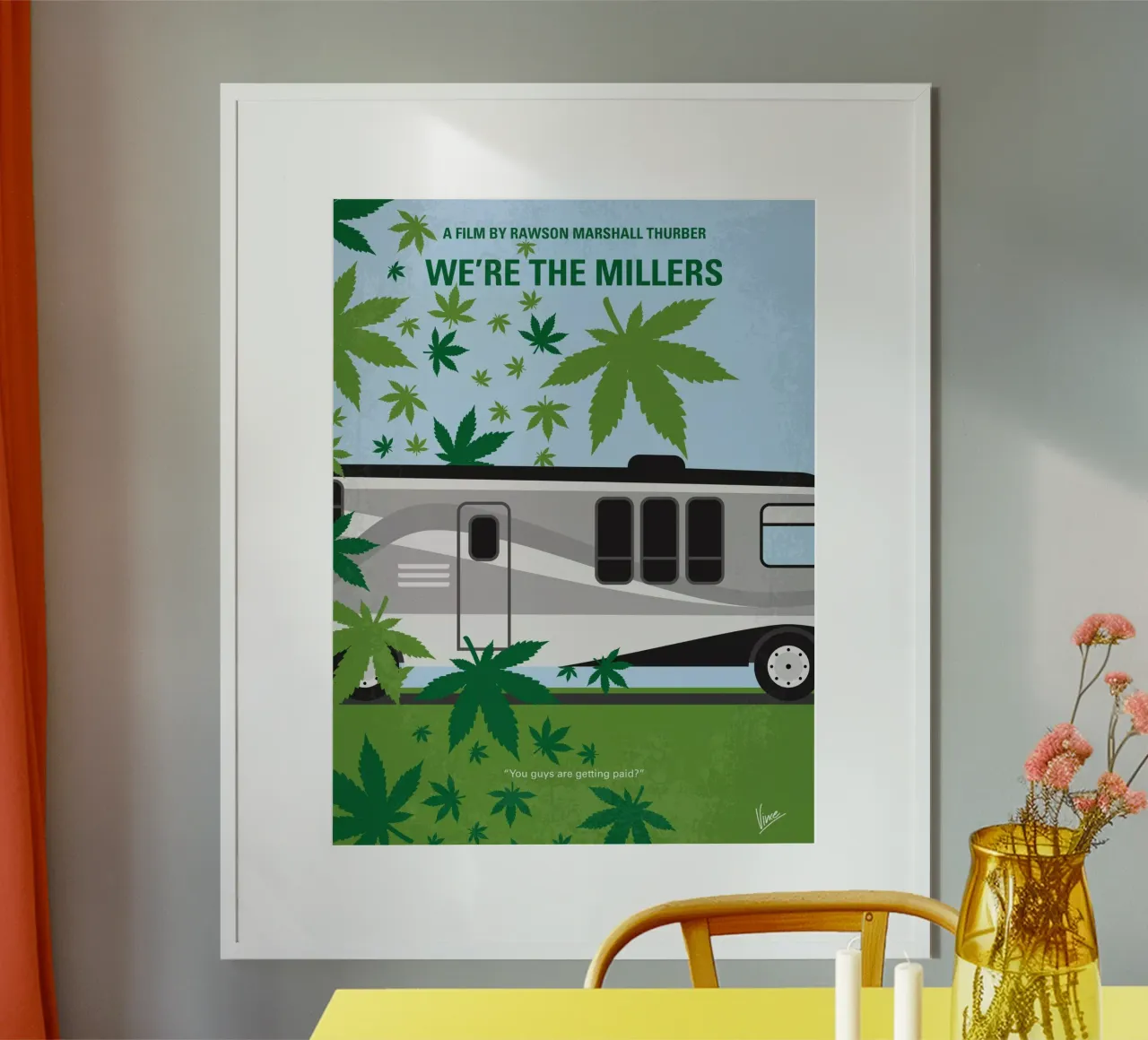 No763 My We are the Millers minimal movie poster poster da Chungkong