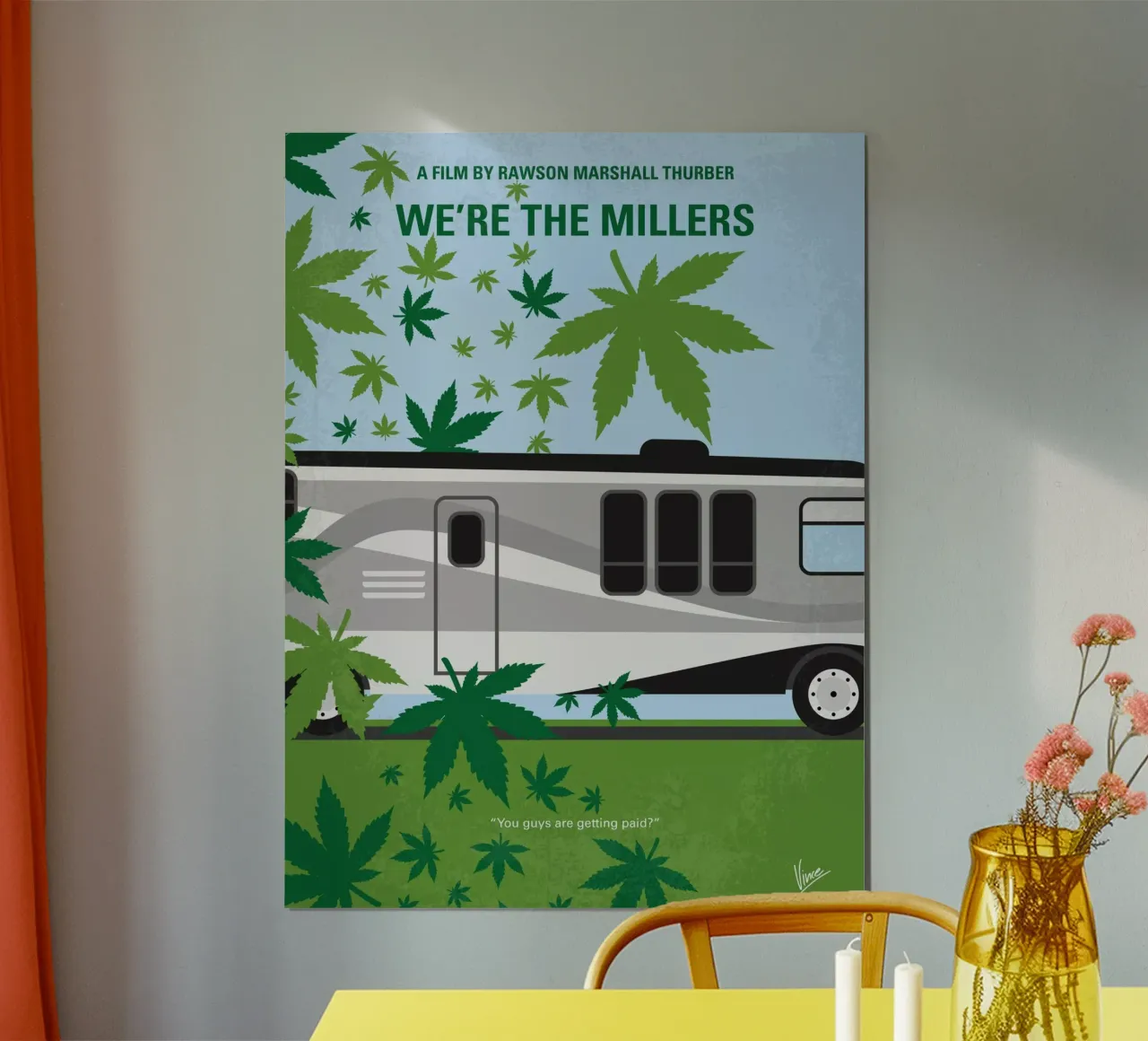 No763 My We are the Millers minimal movie poster poster da Chungkong