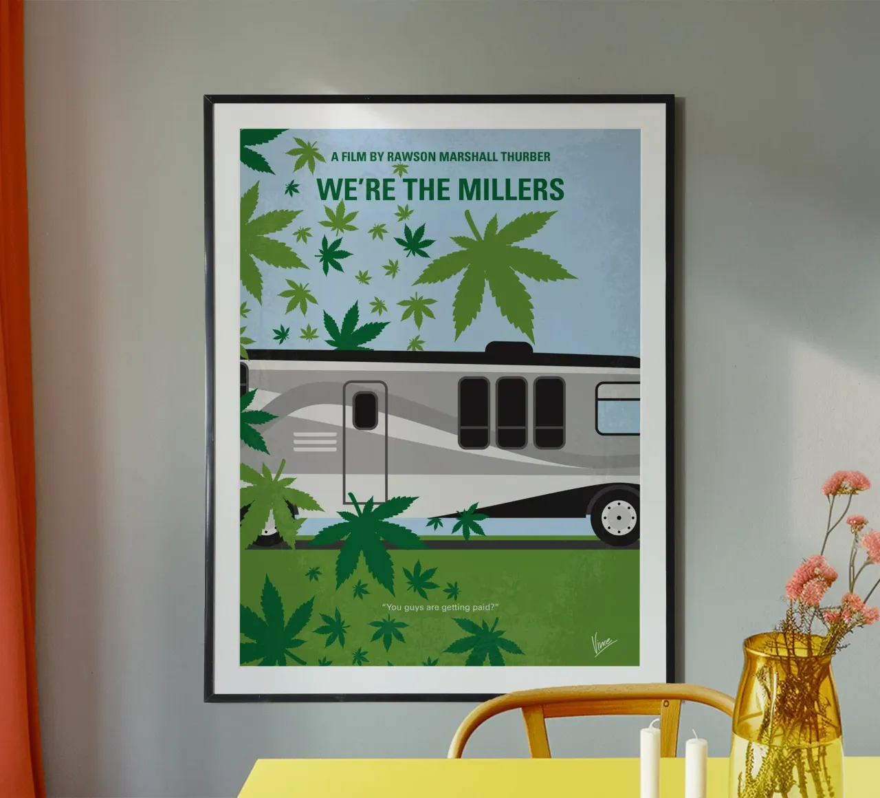 No763 My We are the Millers minimal movie poster poster da Chungkong