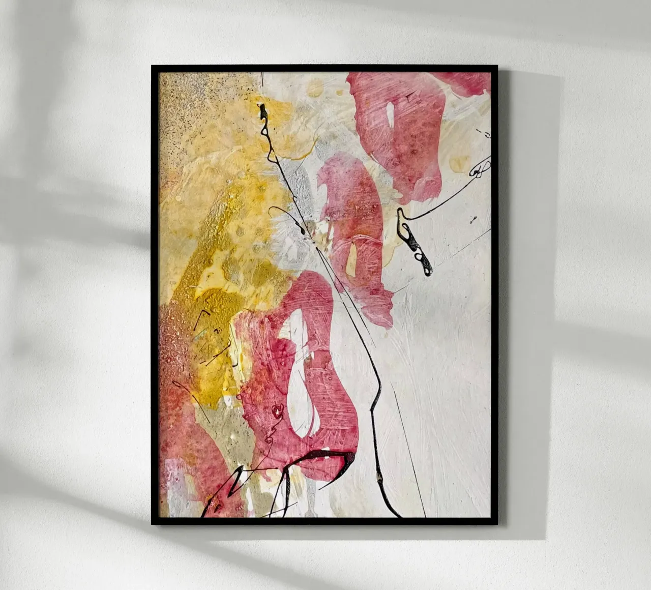 Astratto con rosa I poster da kirstenschankweiler