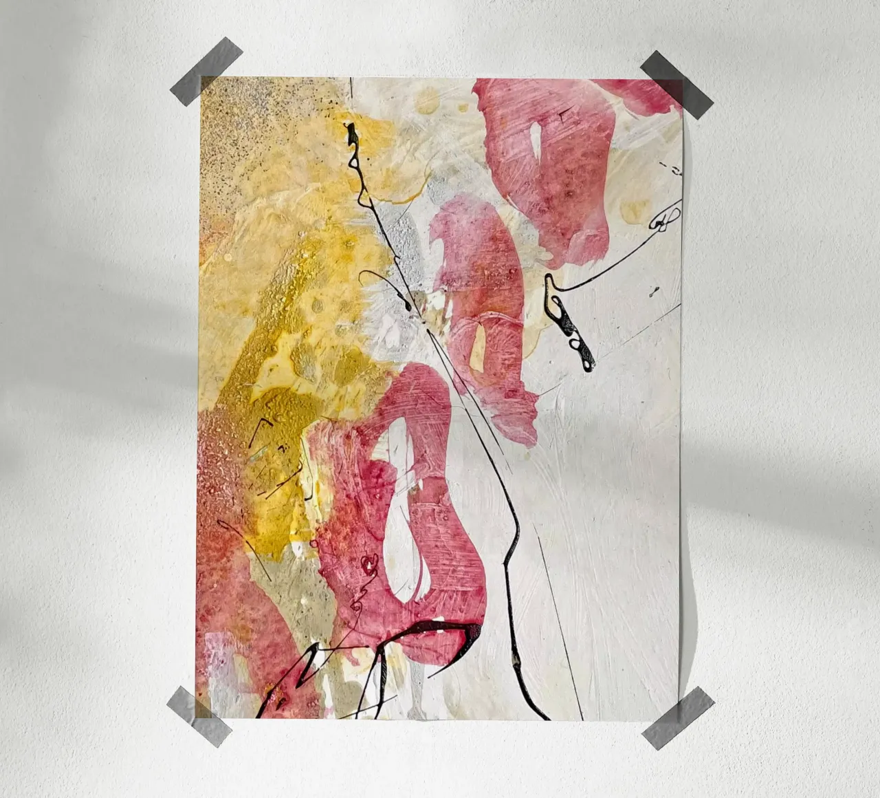 Astratto con rosa I poster da kirstenschankweiler