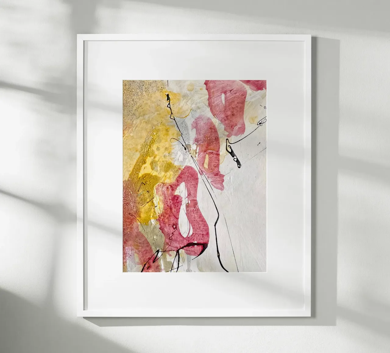 Astratto con rosa I poster da kirstenschankweiler