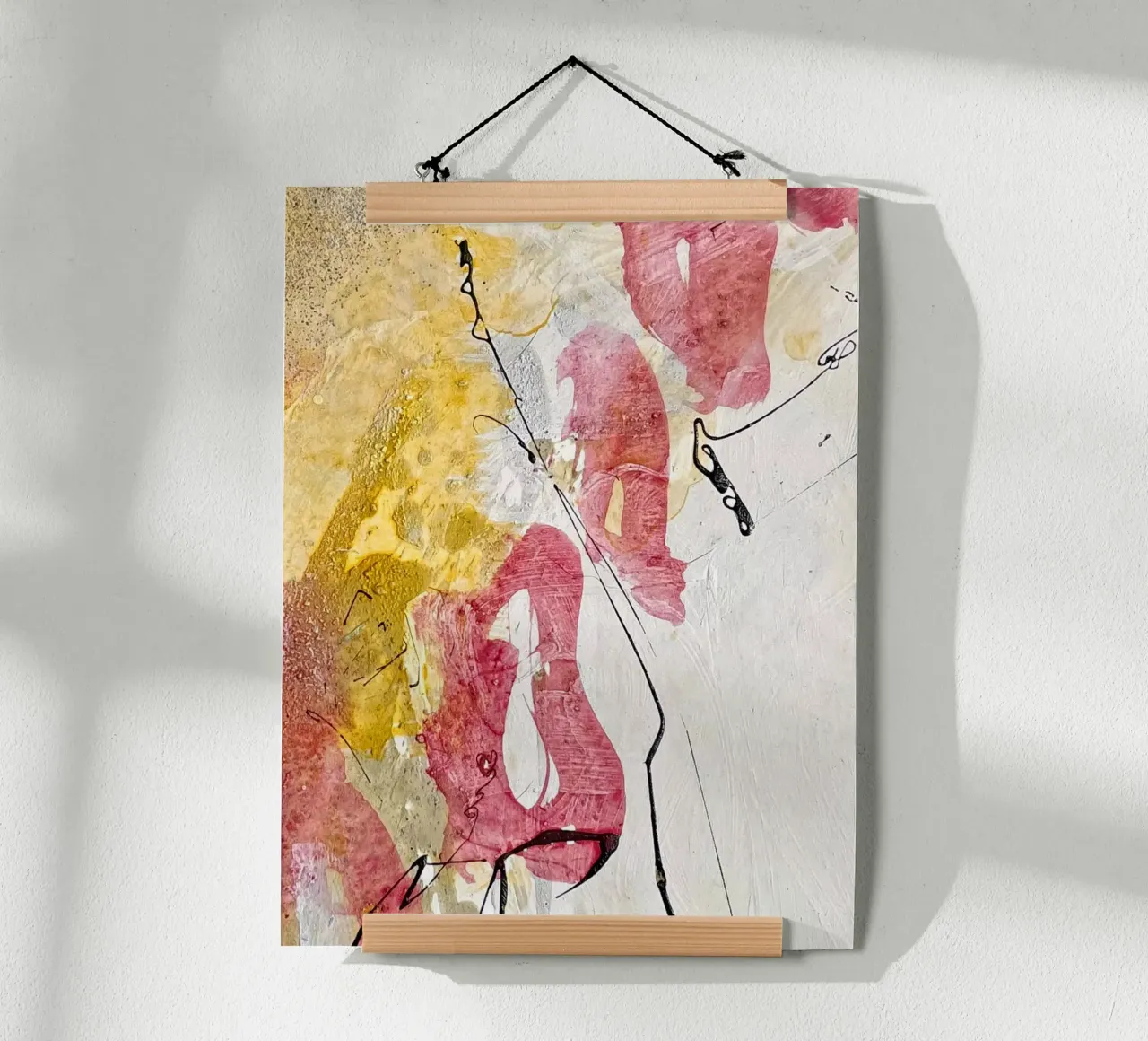 Astratto con rosa I poster da kirstenschankweiler